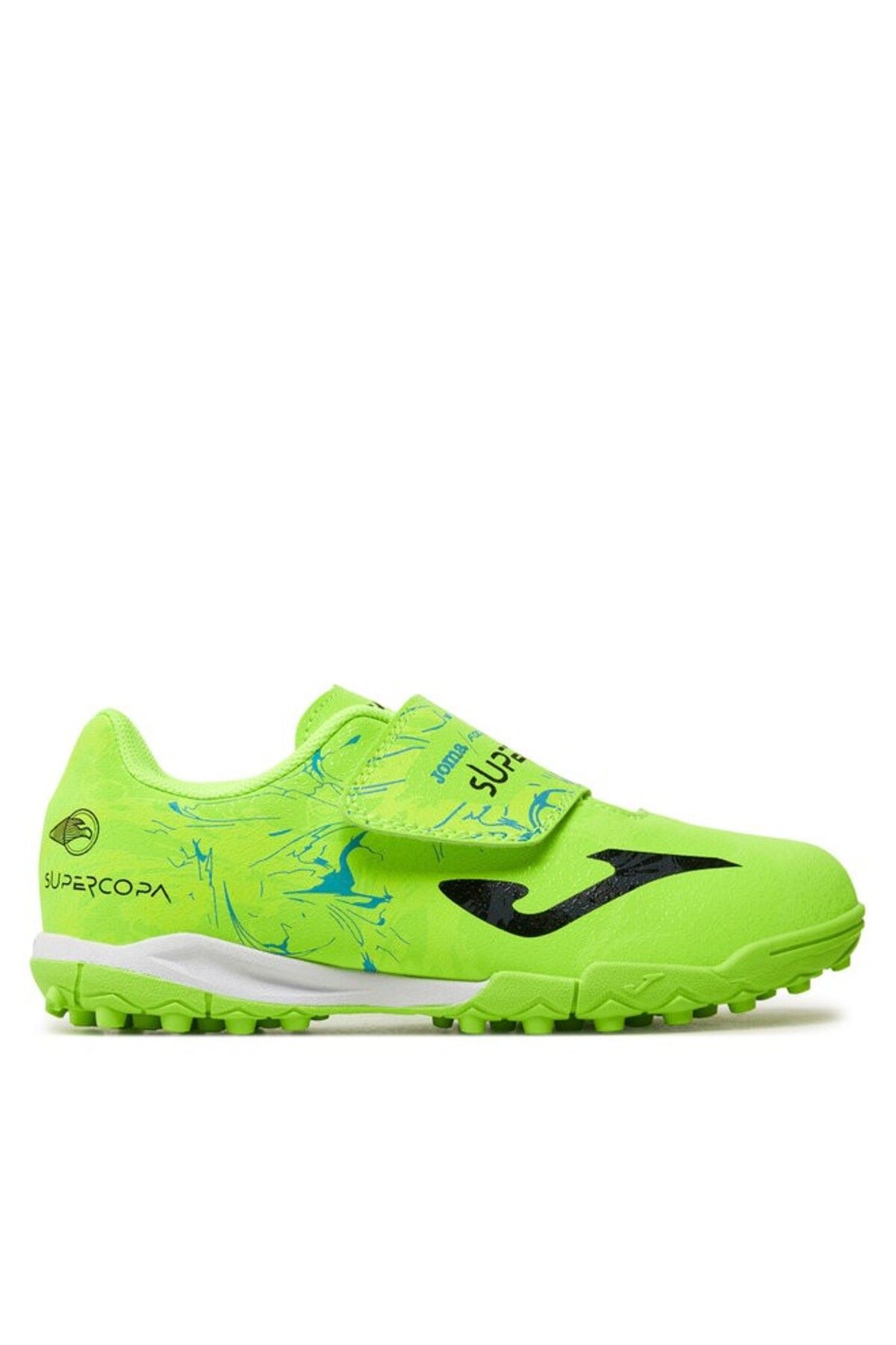 Joma SUPER COPA JR 2409 LEMON FLUOR TURF Çocuk Halı Saha Ayakkabı