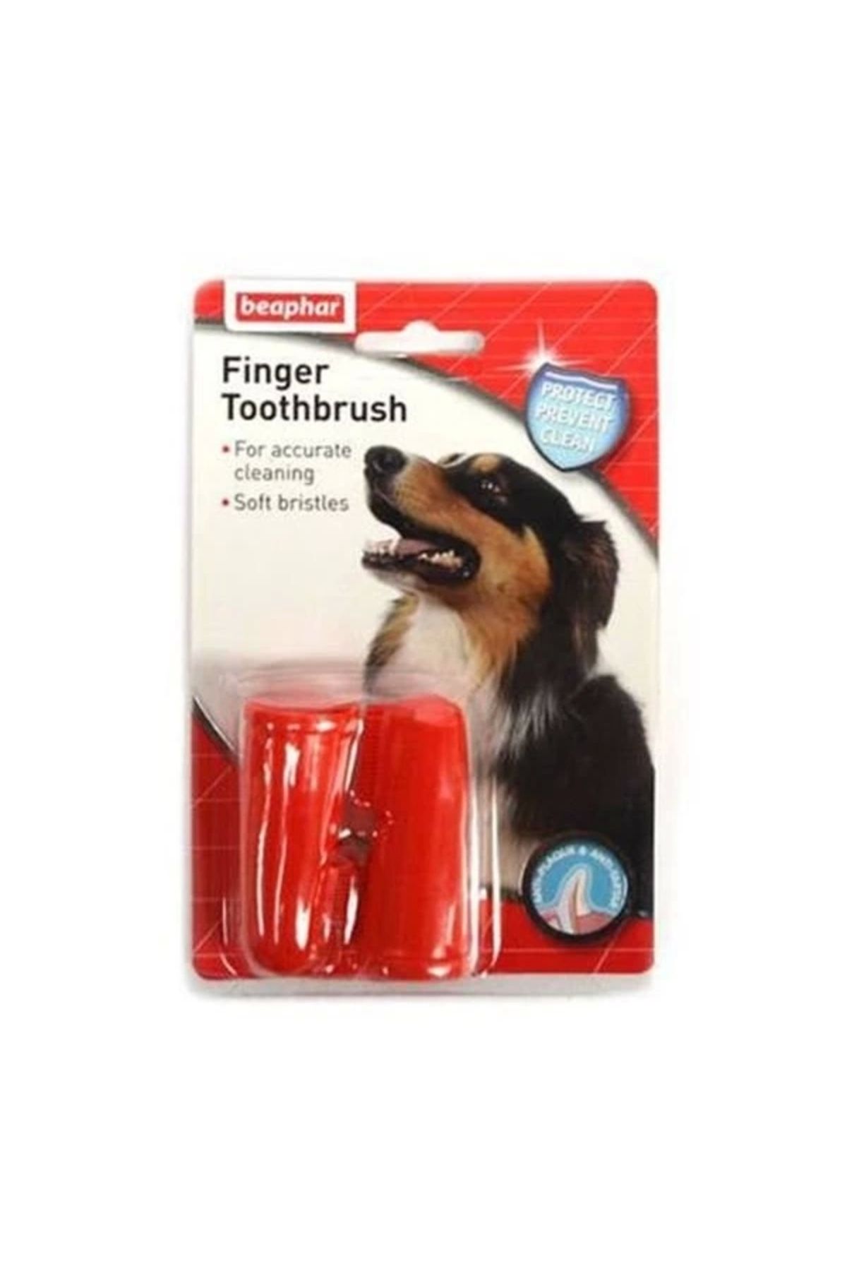 ShopNova Beaphar Parmak Tipi Köpek Diş Fırçası 2 Adet