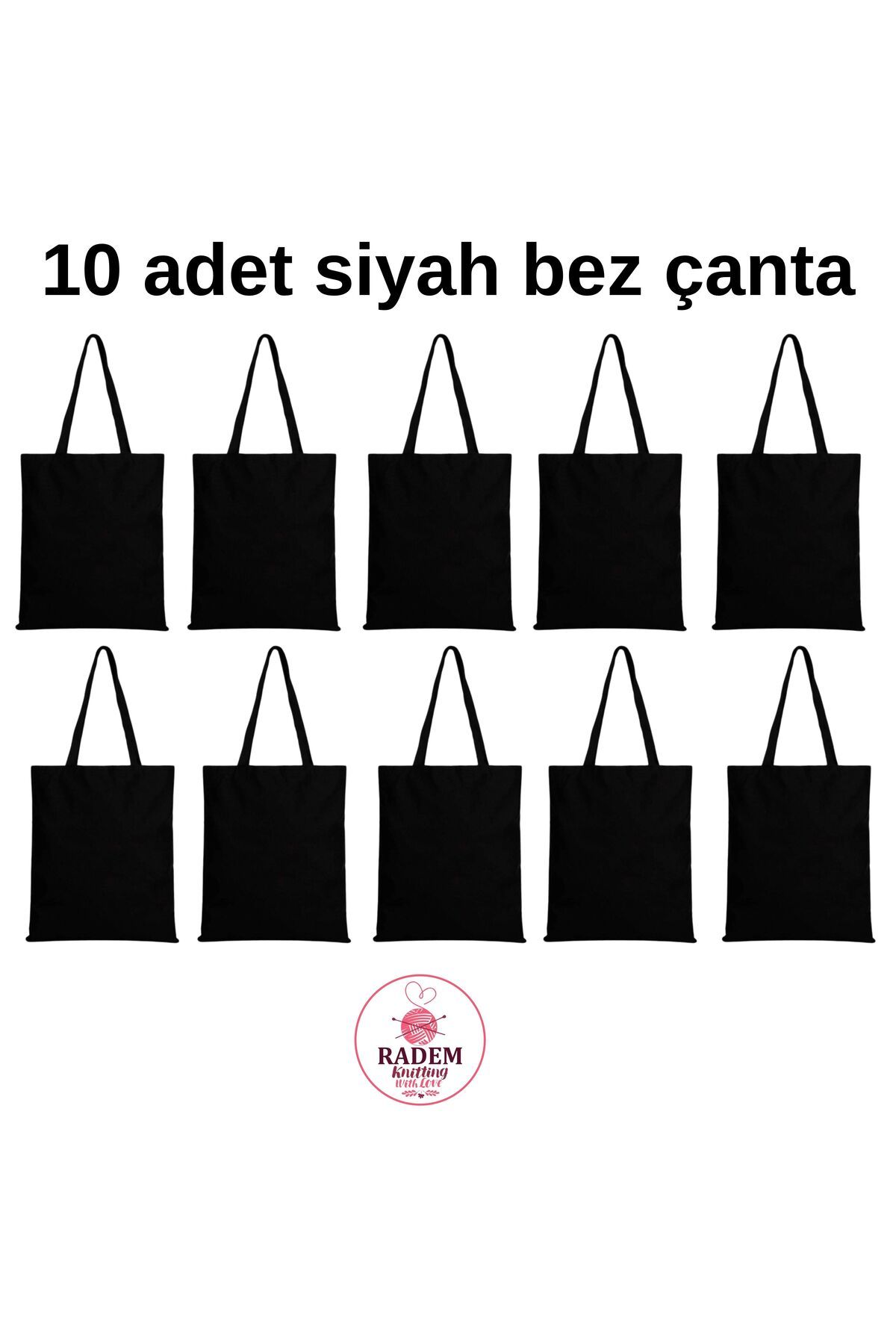 radem Siyah BEZ ÇANTA 10 ADET
