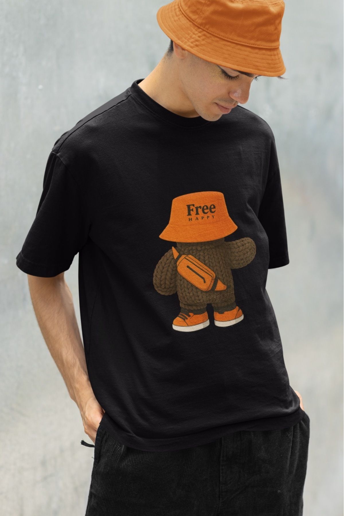 ABAS T-shirt pamuklu %100 baskılı