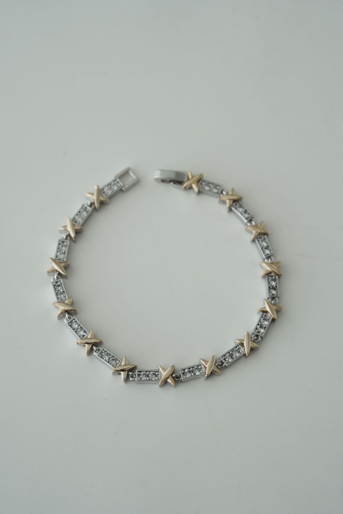 minimojewels Daphne Çelik X Döküm Su Yolu Bileklik
