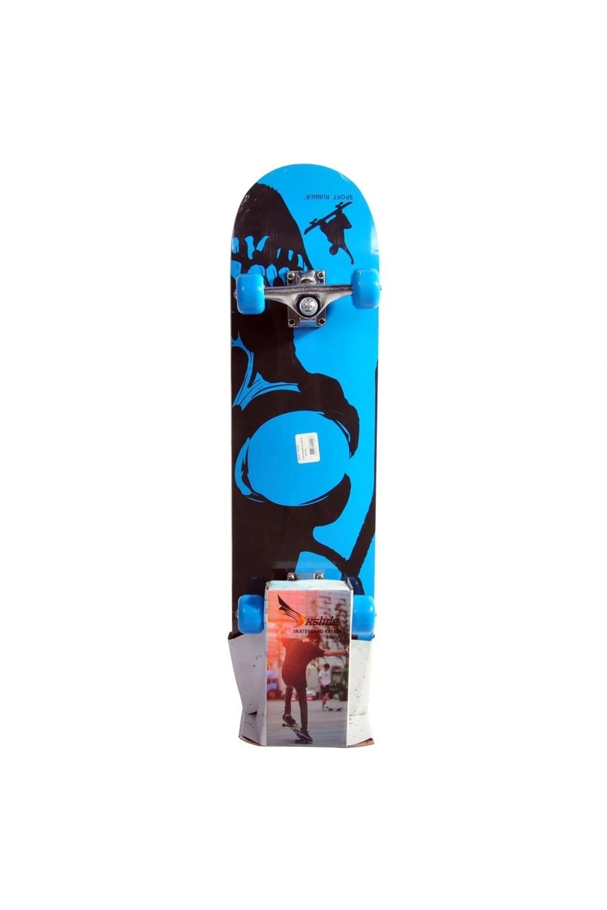 ShopNova Xslide SkateBoard Kaykay-SİYAH-MAVİ