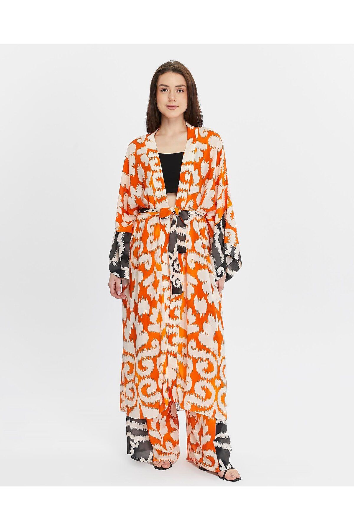 Ranasubaşı Kimono 24080 - Turuncu