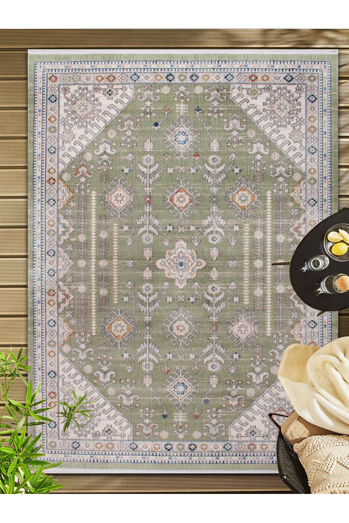 Vila Nova Home Yumuşak,Eskitme Efektli,Pamuk Tabanlı, Dört Mevsim, Oturma Odası, Çocuk Odası, Salon,Mutfak Halısı