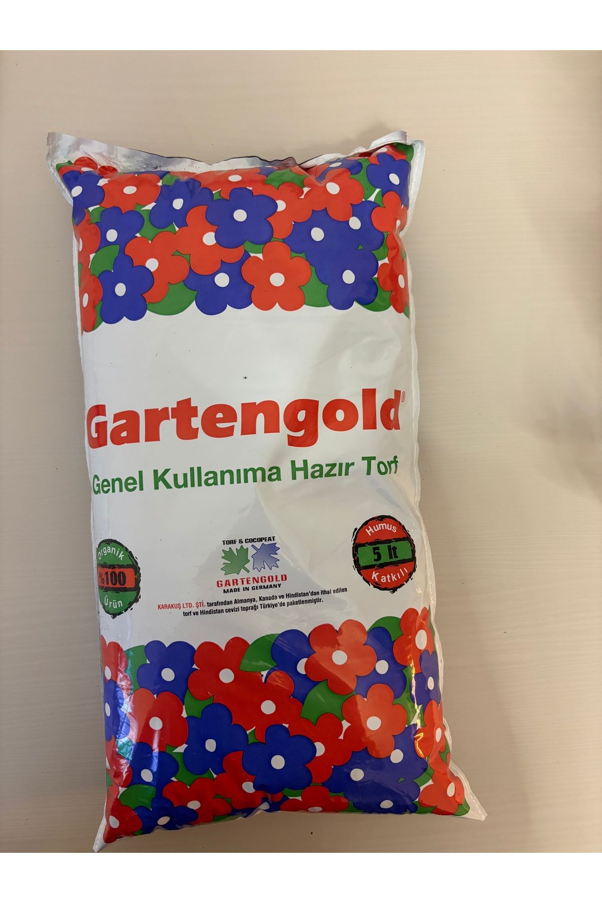 Gartengold 5Lt Genel Kullanım Organik Torf – Perlit, Humus, Cocopeat Katkılı 5Lt Torf Perlit Humus, one size
