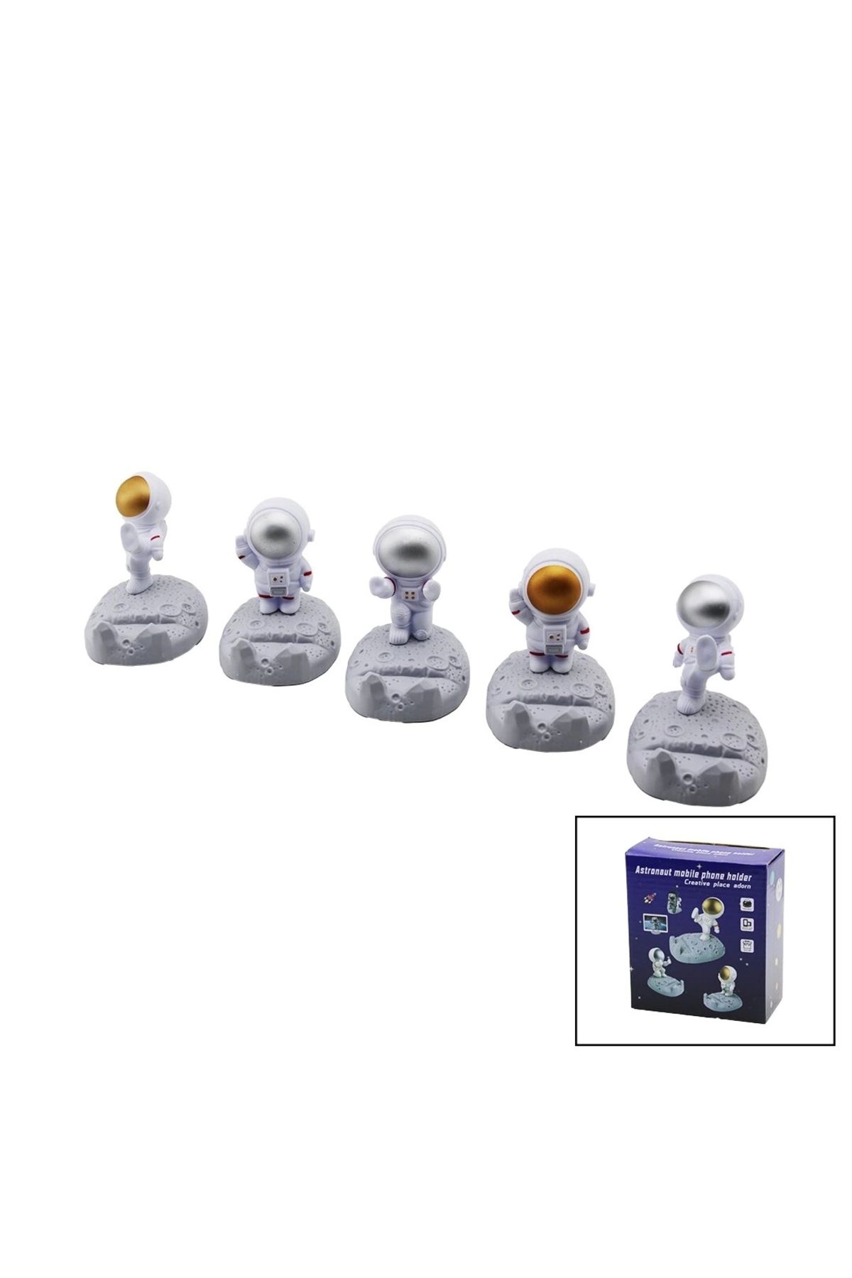 İnnMerry ASTRONOT UZAYDA TELEFON TUTUCU MASAÜSTÜ PLASTİK MİX=ASTRONOT HAREKETİ (5047)