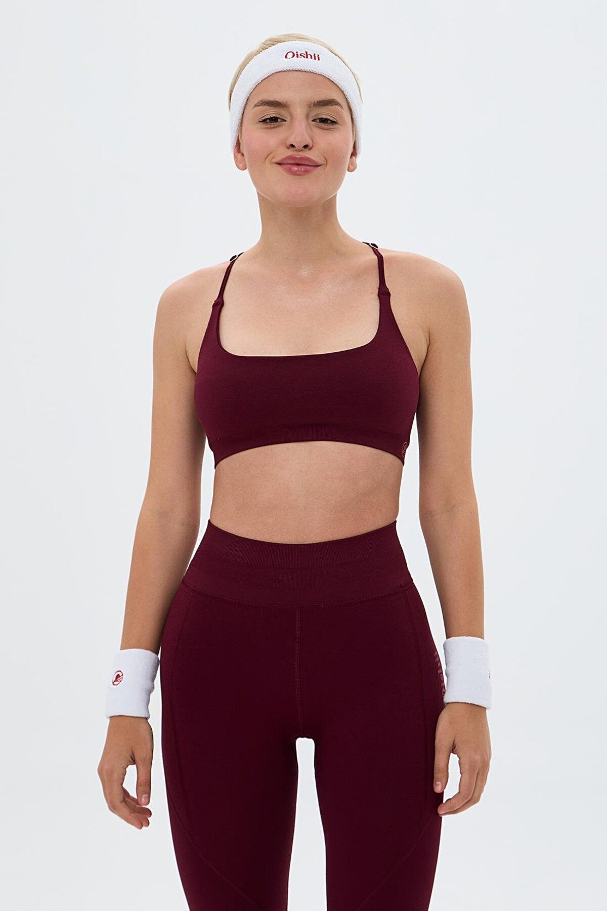 Oishii Aozora Sport Aktif Spor Tayt Bordo