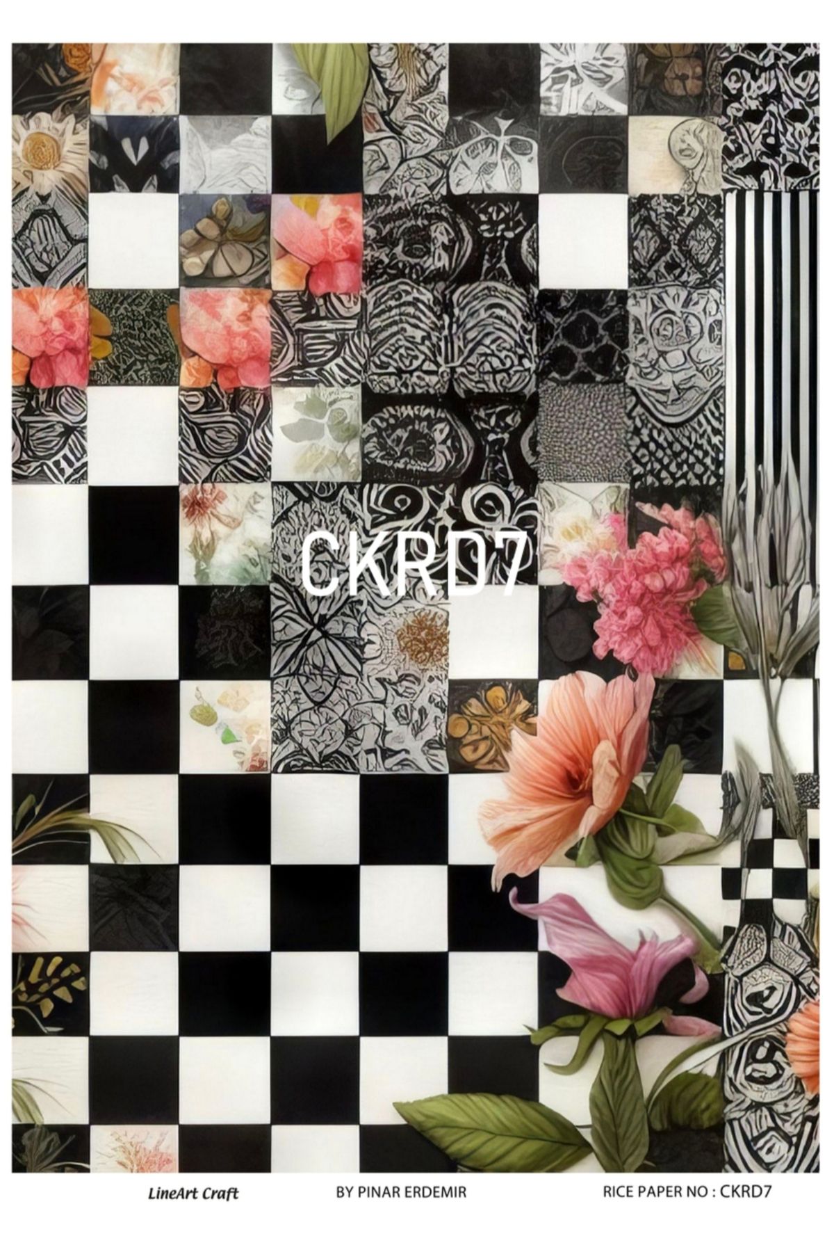 LİNEART PİRİNÇ DEKOPAJ CKRD7