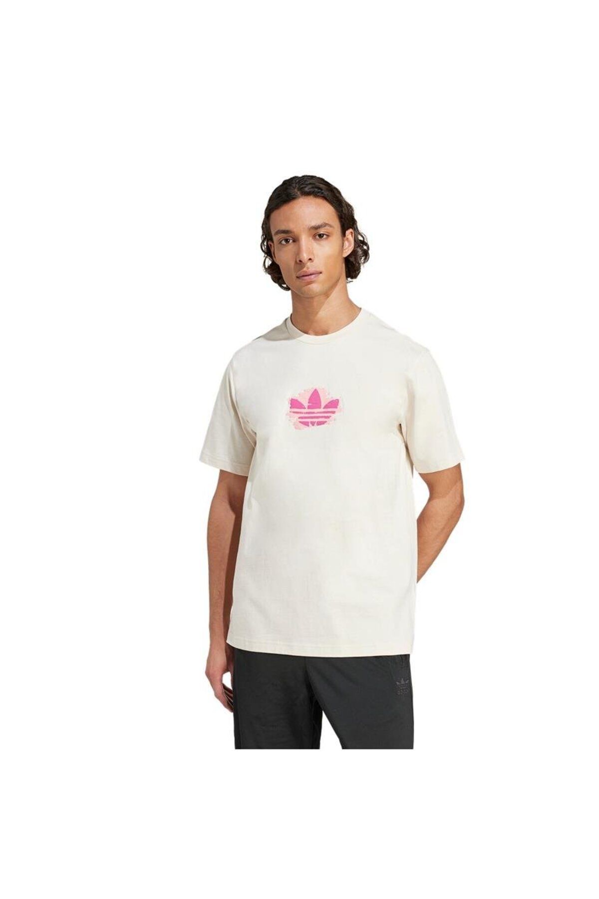 adidas Erkek Beyaz T-shirt GRAPHIC TEE KC4943