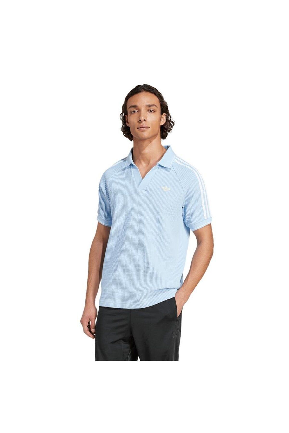 adidas Erkek Mavi Polo T-shirt POLO SHIRT KC0690