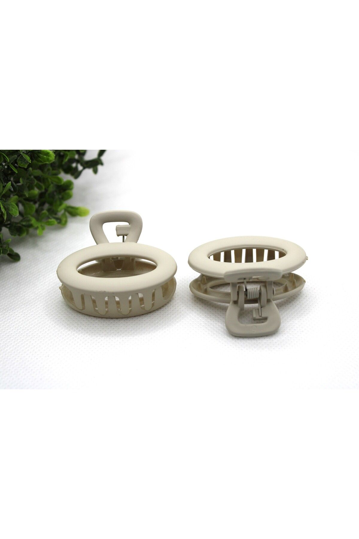 Tezcan Aksesuar 4 CM Oval Renkli Mandal Toka (2'li Paket)
