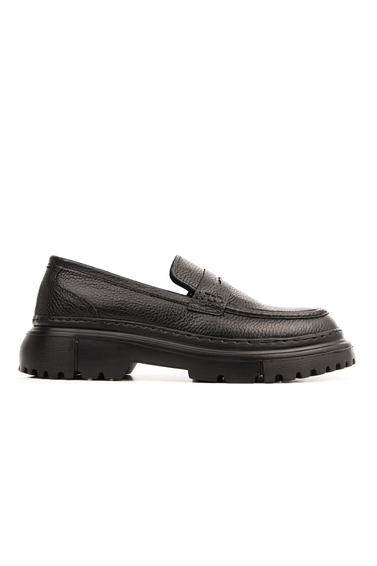 Gacco Shoes Erkek Hakiki Deri Kalın Taban Loafer Ayakkabı - Rahat ve Trend