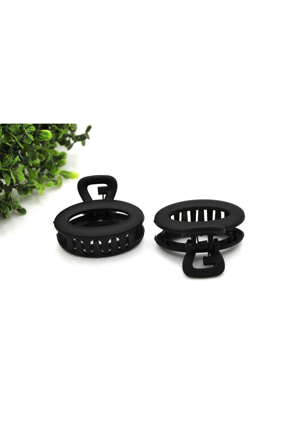 Tezcan Aksesuar 4 CM Oval Renkli Mandal Toka (2'li Paket)