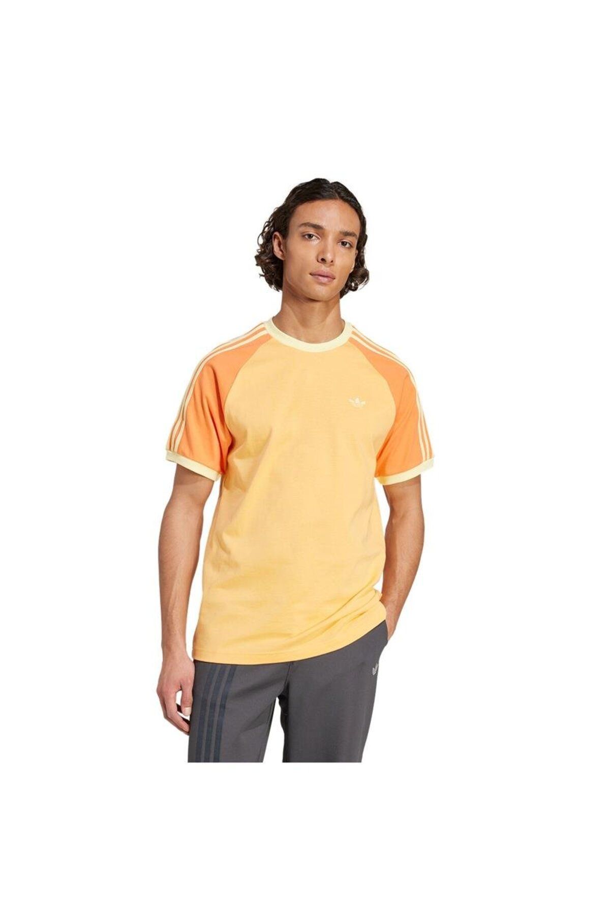 adidas Erkek Turuncu T-shirt CALI TEE KC4959