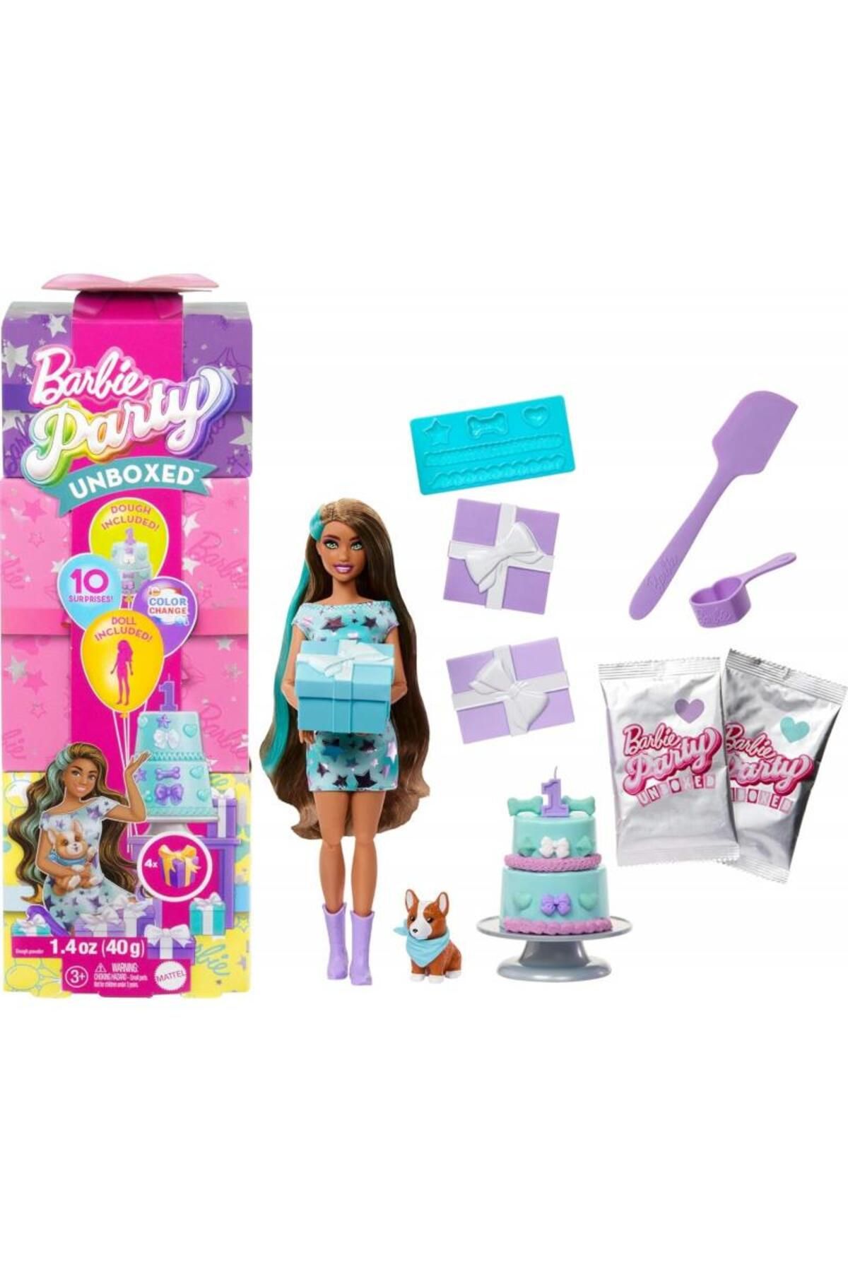 Barbie Parti Paketi Minik Dostumun Doğum Günü Serisi JFG72