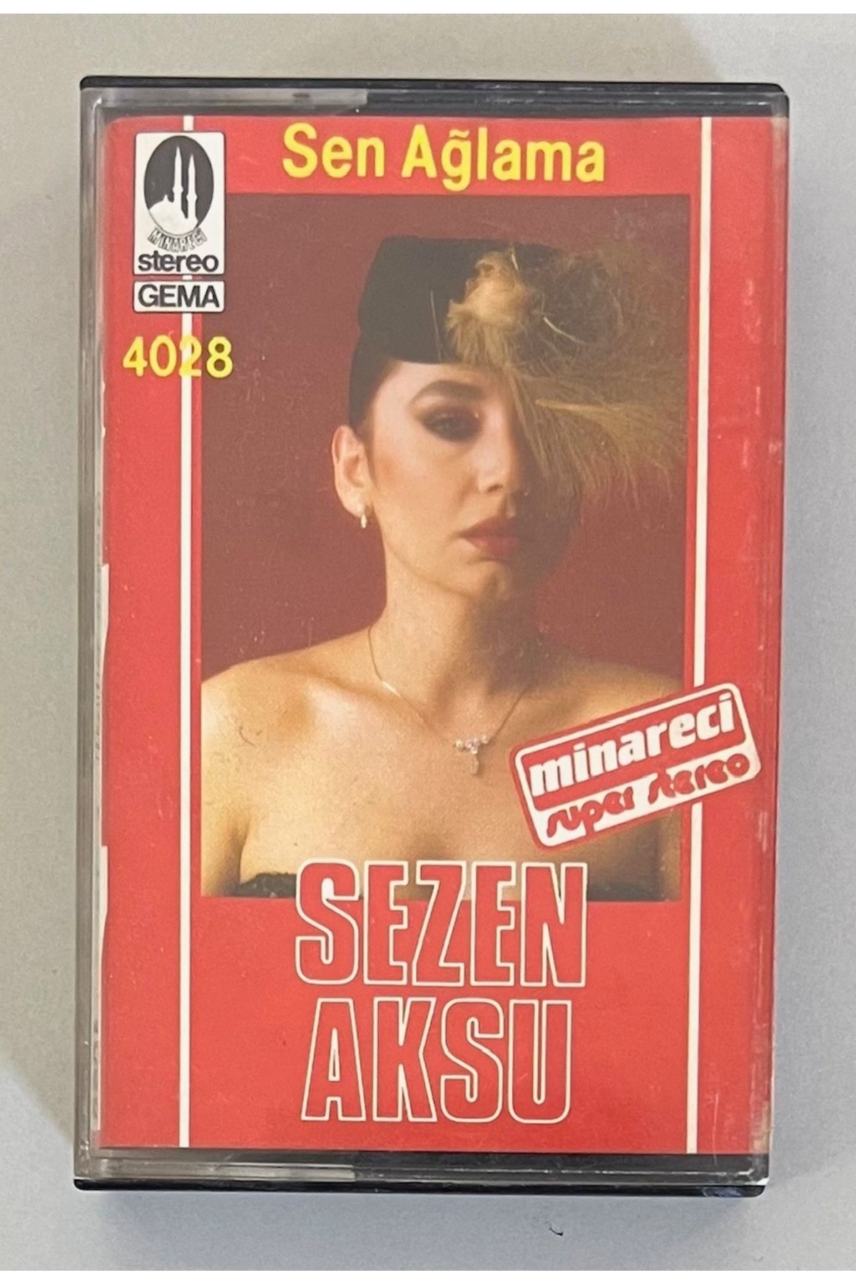 Plakevi İzmir Sezen Aksu Sen Ağlama Minareci 4028 Alman Baskı Kaset (Orjnal Dönem Alman Baskı Kaset)