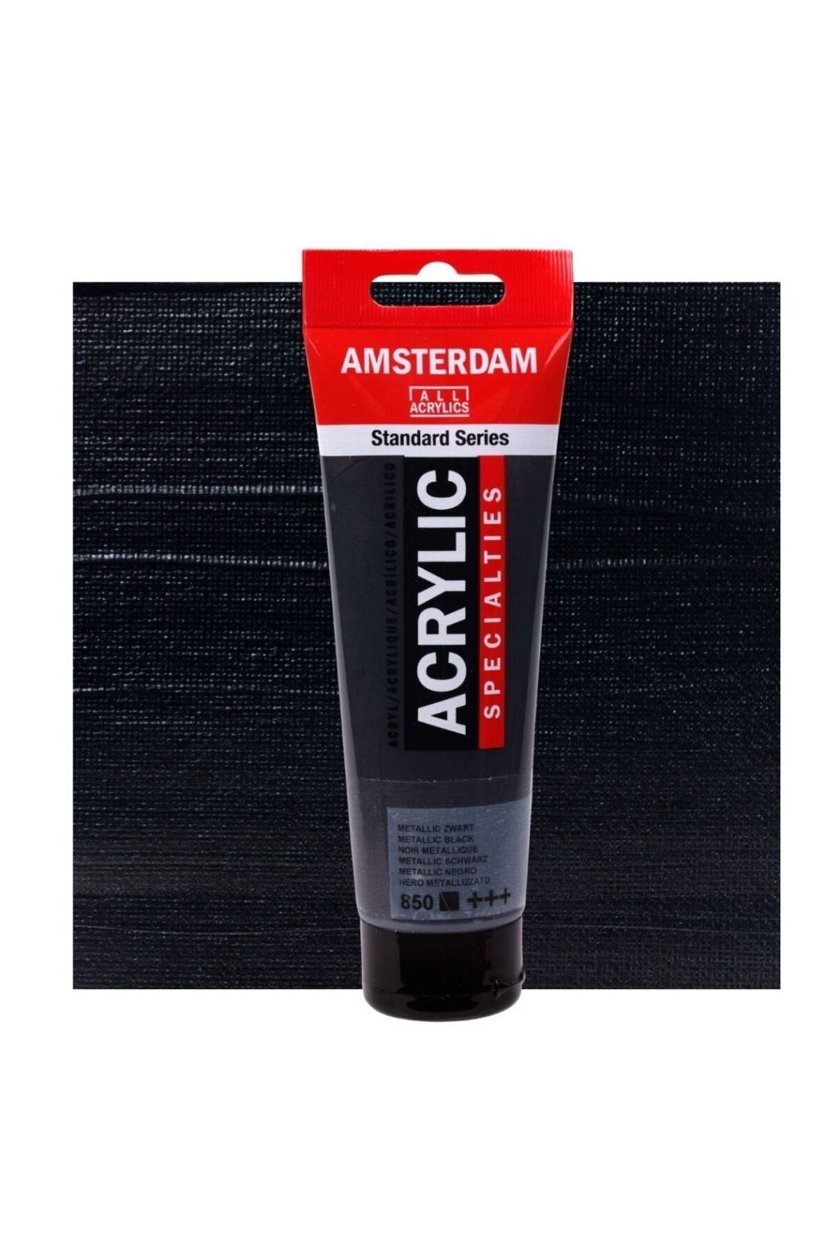 Amsterdam Akrilik Boya 120ml Yeni Renkler 850 Metallic Black