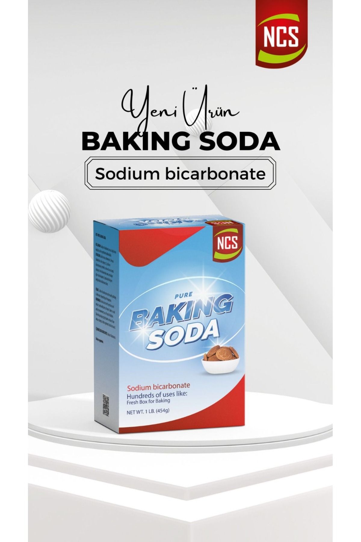 NCS Baking Soda 454 Gr (İngiliz Karbonatı) Sodyum Bikarbonat