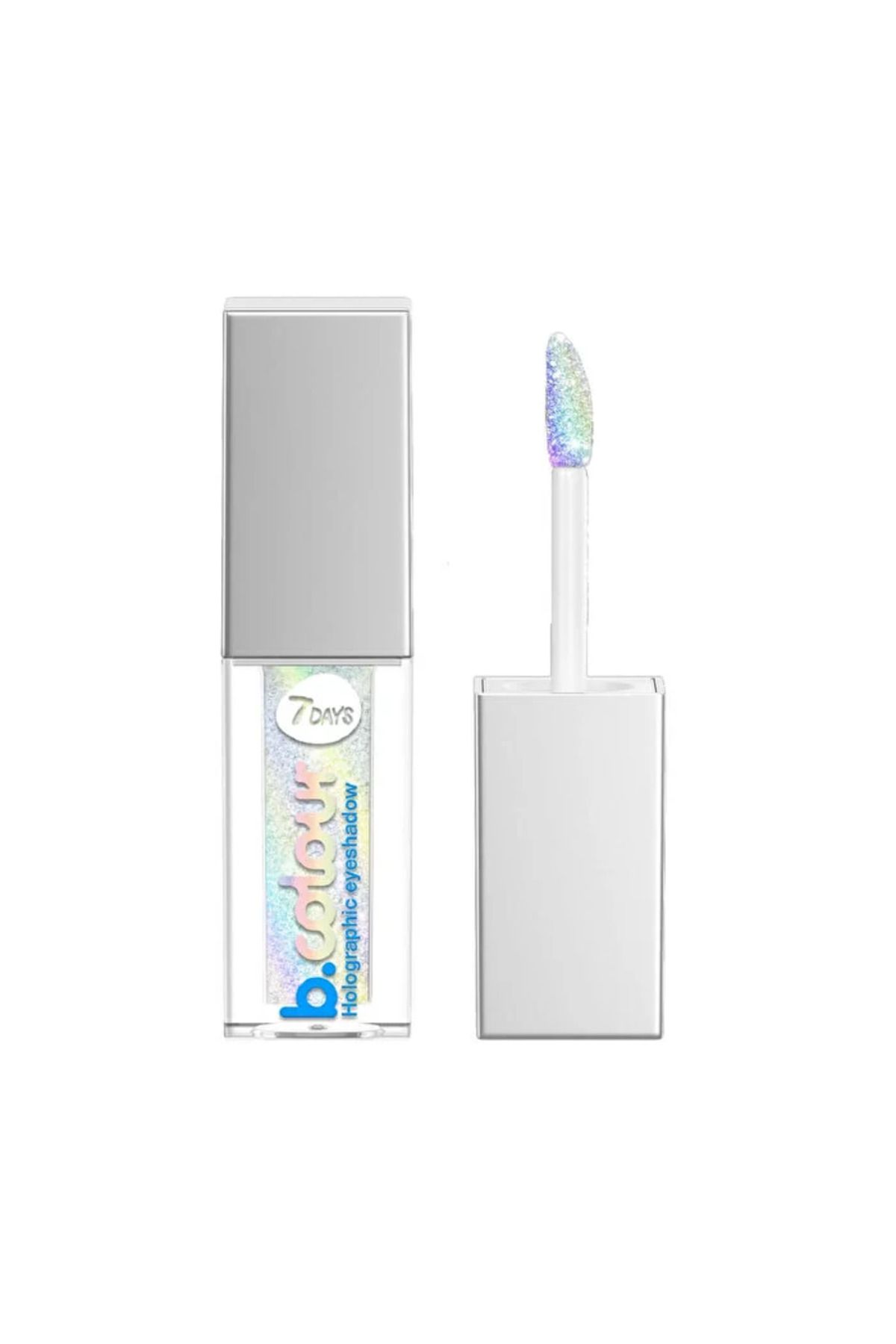 7DAYS B.Colour Holografik Likit Göz Farı - 01 Crystal - 1 adet