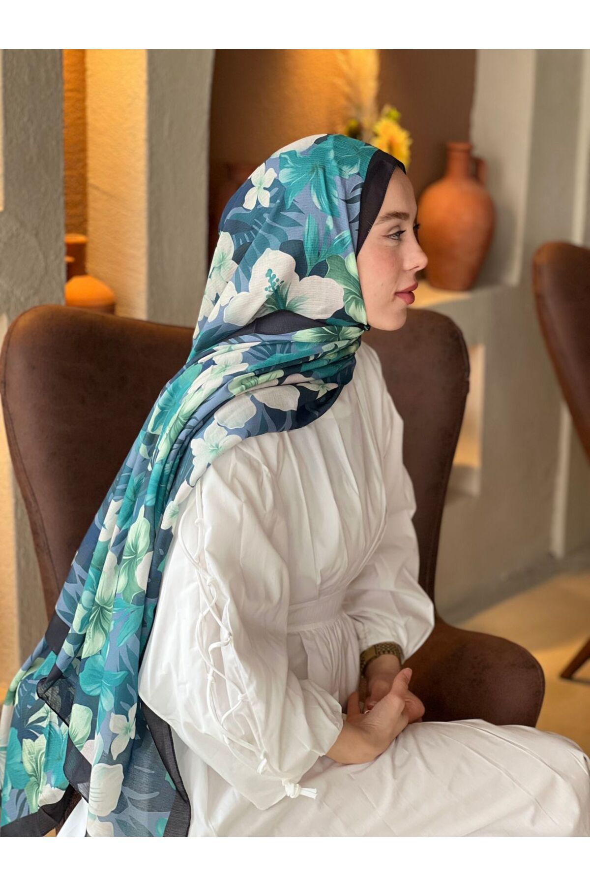 Modakaşmir Jardin Desen Lina Şal