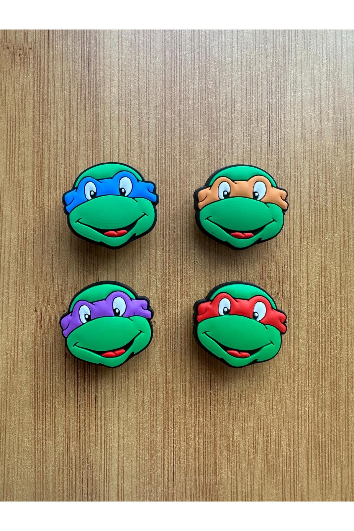 Crocs CROCS SÜSÜ TERLİK SÜSÜ JİBBİTZ 4'LÜ NİNJA KAPLUMBAĞALAR SETİ
