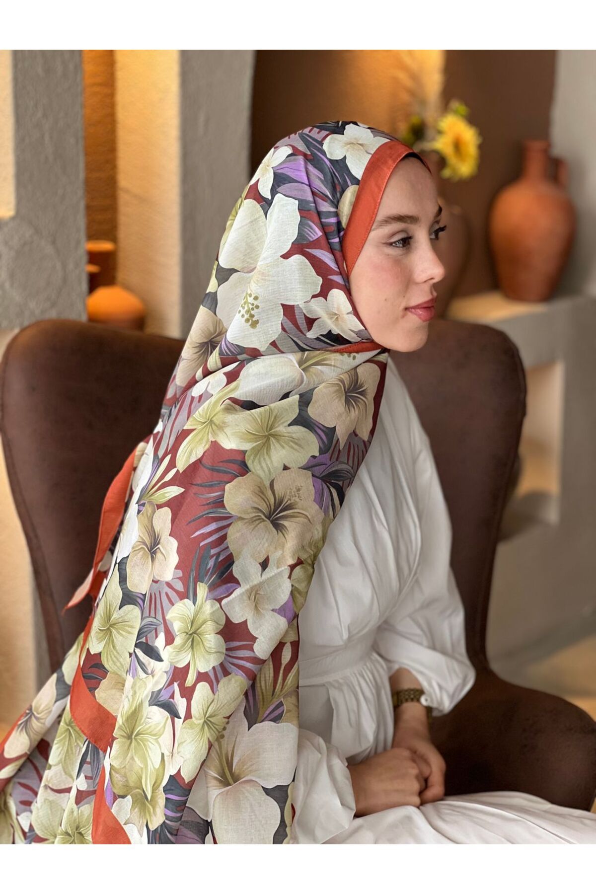 Modakaşmir Jardin Desen Lina Şal