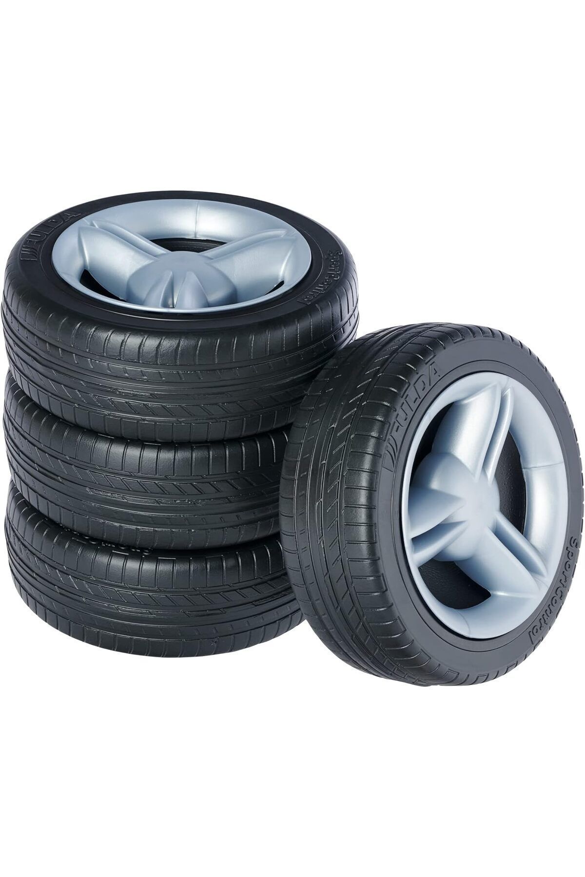 SerenityHaven mrtShop 800056497, BIG Bobby Car Fulda Sessiz Tekerlekleri, Ekstra Geniş Profil, Yüksek Performans
