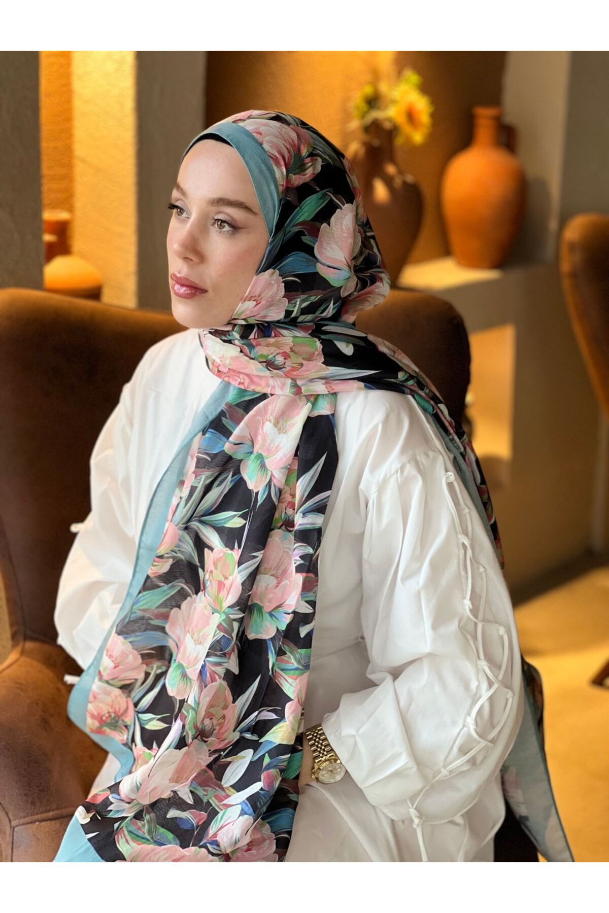 Modakaşmir Seta Desen Lina Şal