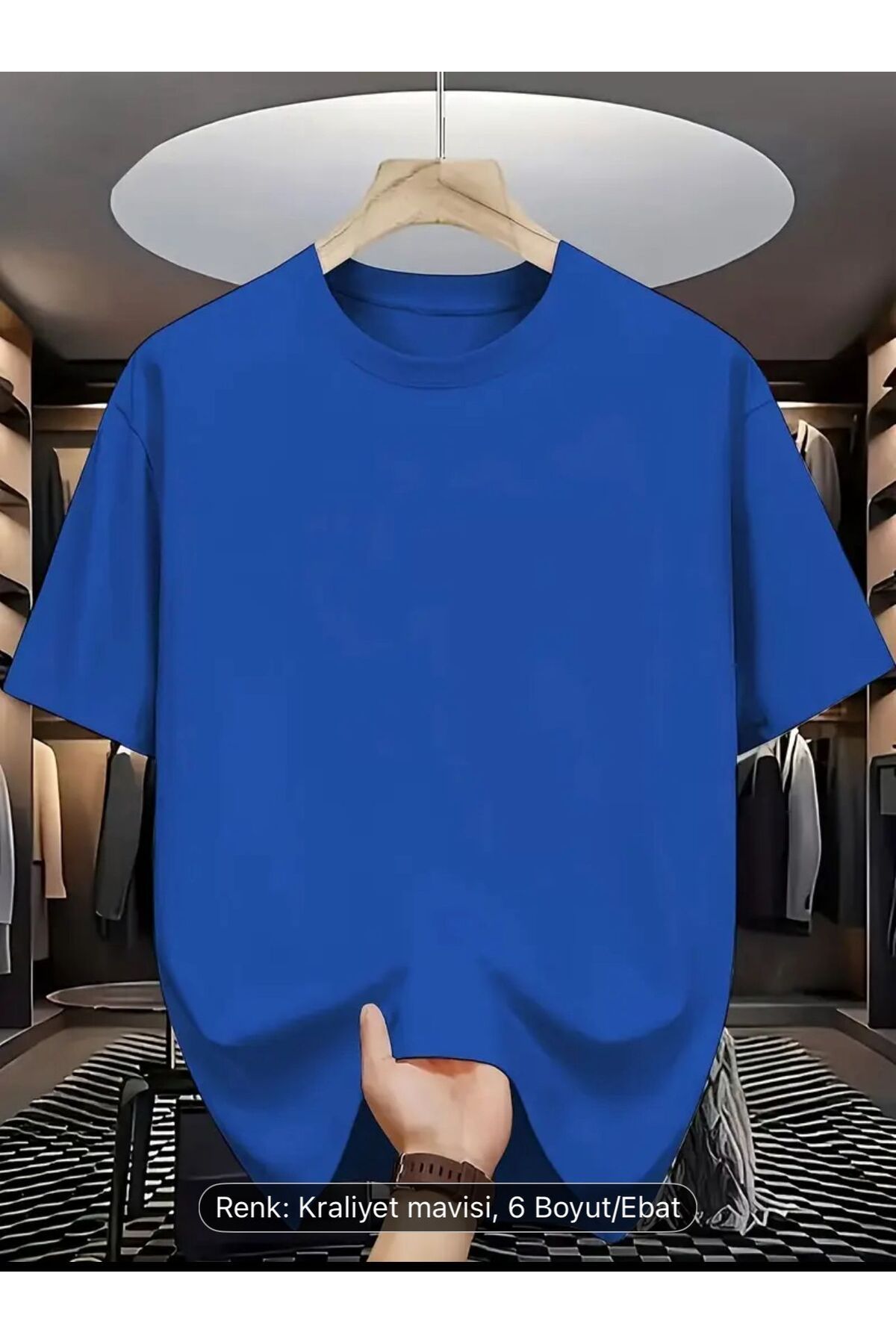 ELZE MODA Erkek Basic Super Pamuklu Oversize Tişört
