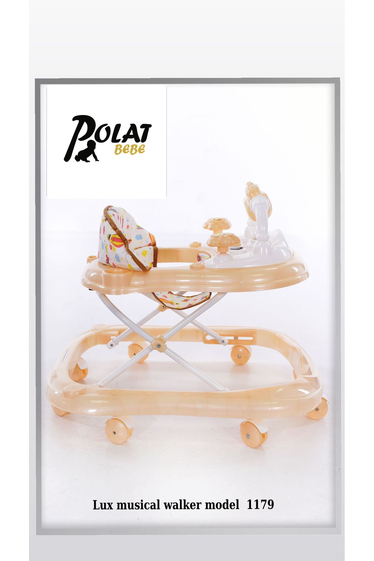 ROS Müzikli 3 Kademeli Yürüteç Örümcek