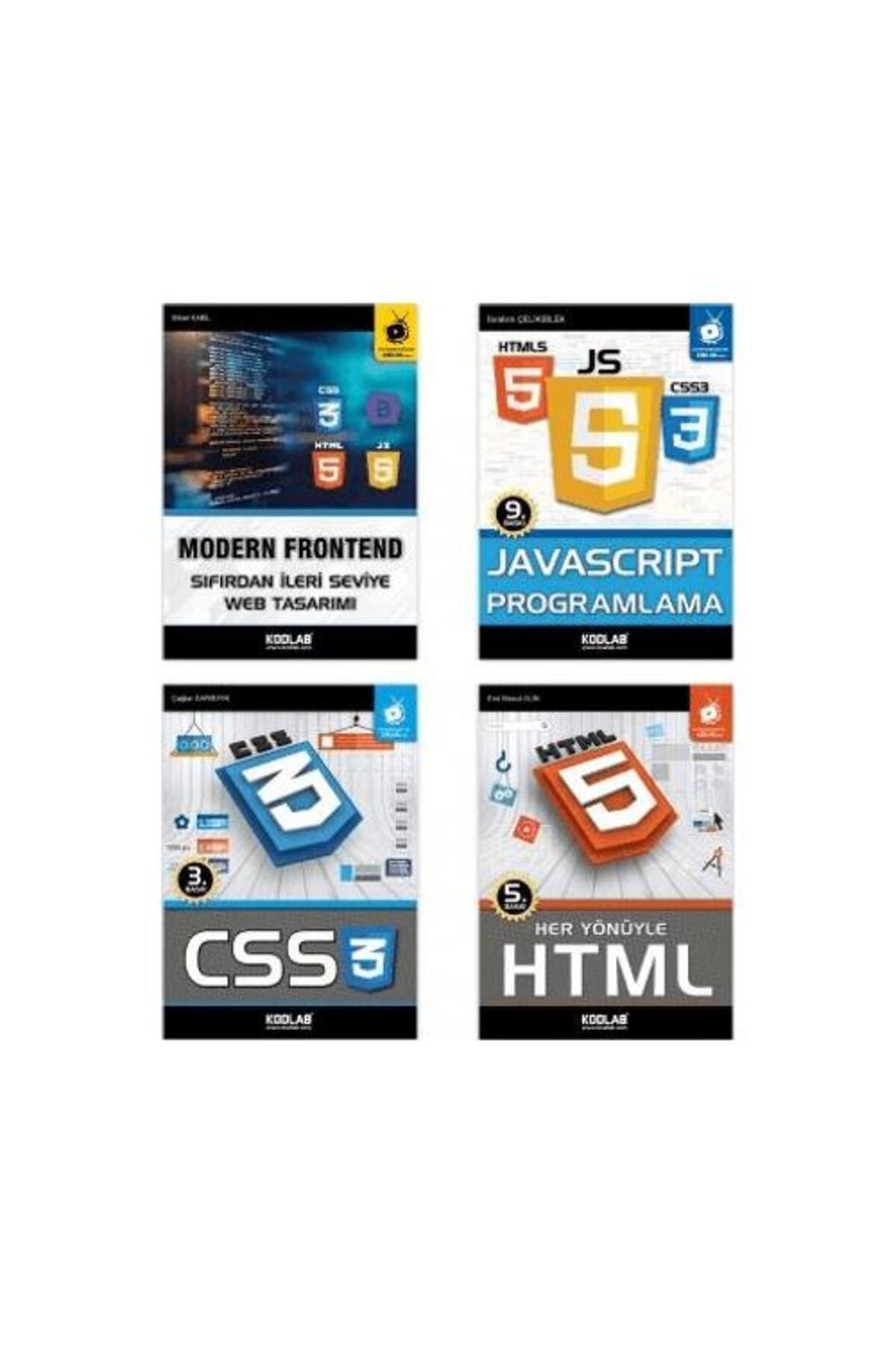 Kodlab Yayın Dağıtım Modern Web Tasarım Seti (4 Kitap Takım)