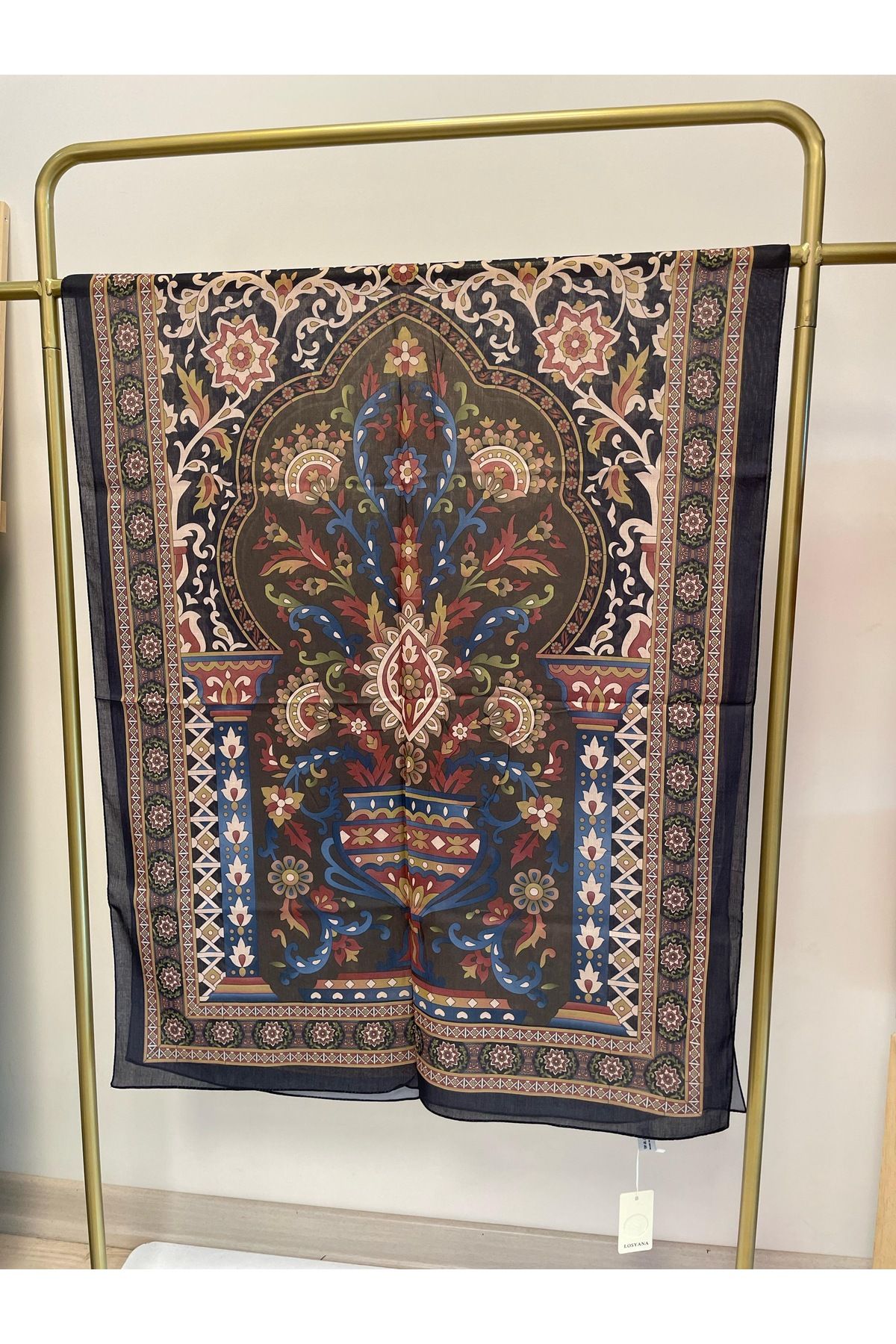 MENESSA Pamuk Soft Marrakech Desen Şal