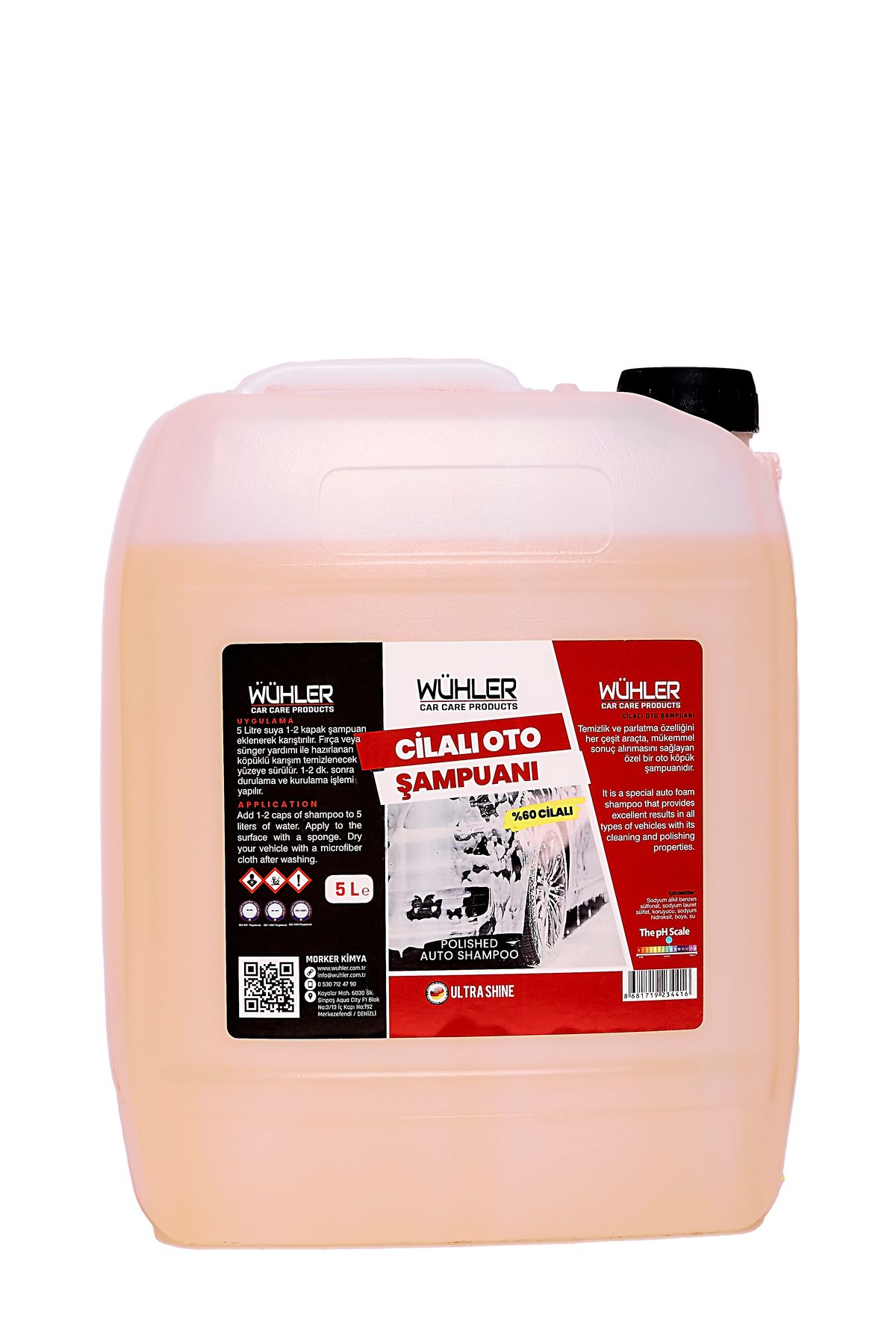 Wühler CİLALI OTO ŞAMPUANI 5 LT.