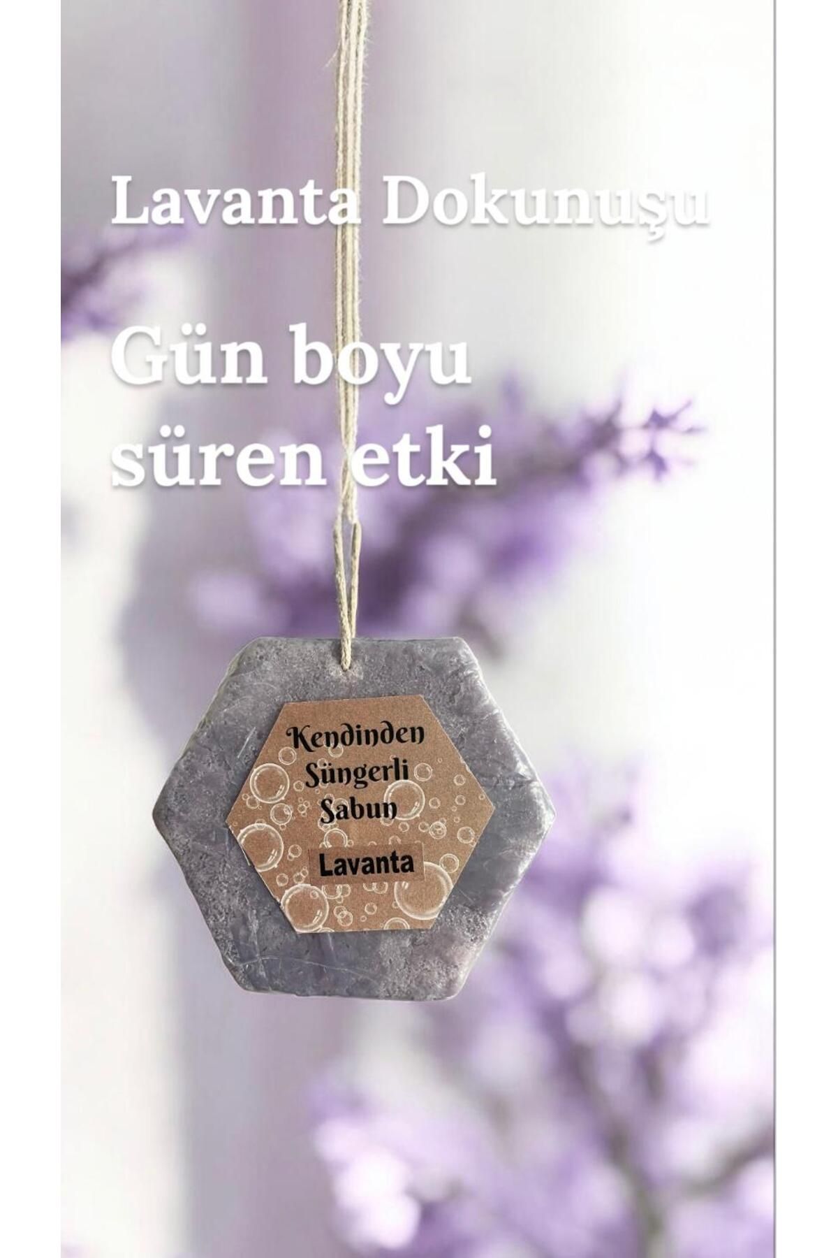 ALJEN ORGANİC Kendinden Süngerli Lavanta Sabunu 100 gr(1 ADET)
