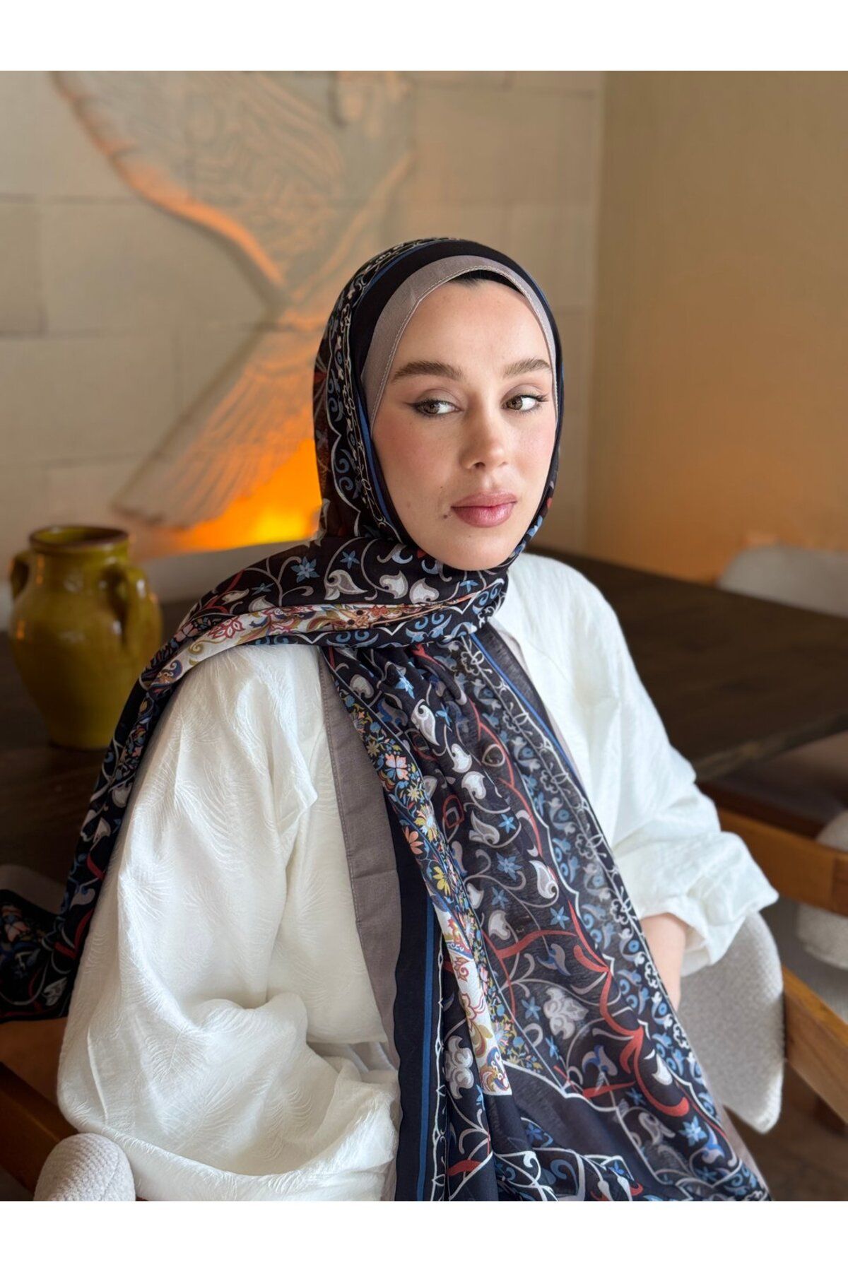 Modakaşmir Pıtrak Desen Lina Şal