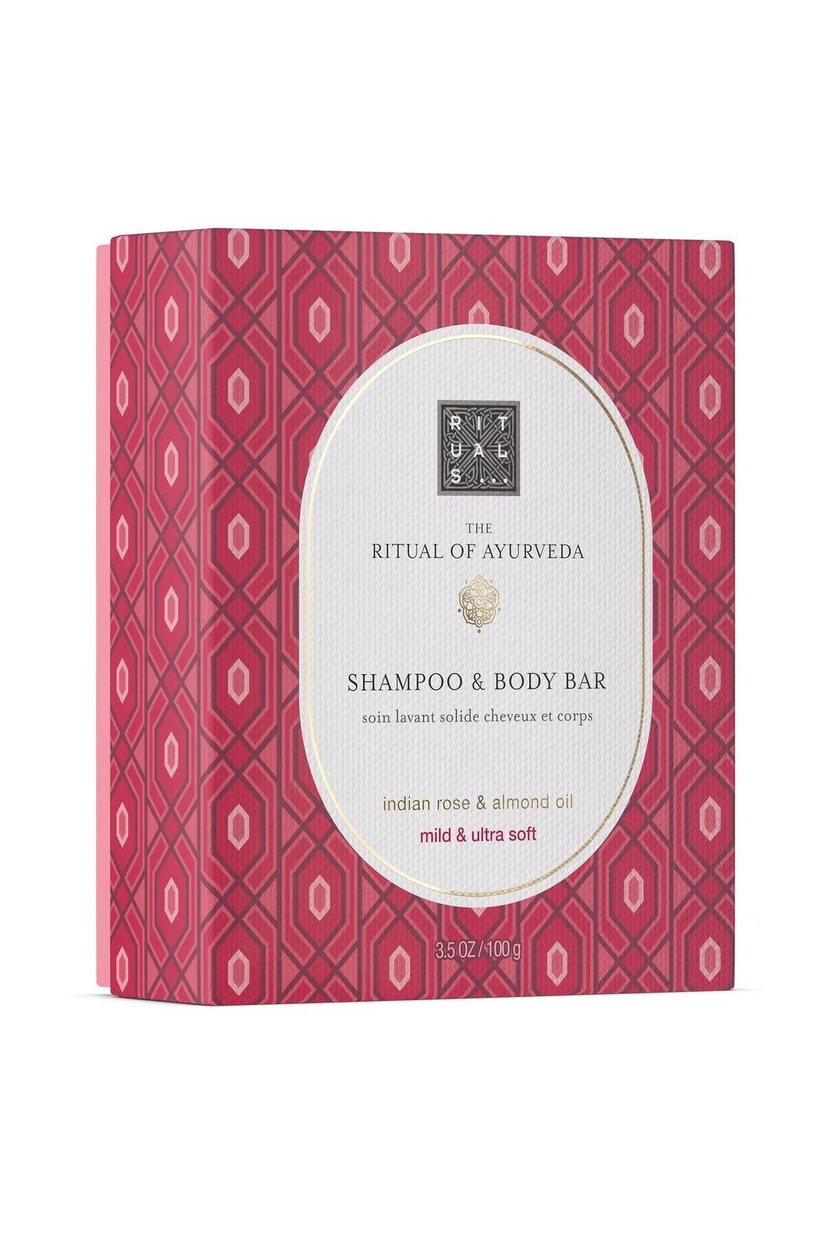 Rituals The Ritual of Ayurveda Beauty Bar 100g, %91 Doğal İçerikli Şampuan ve Vücut Sabunu