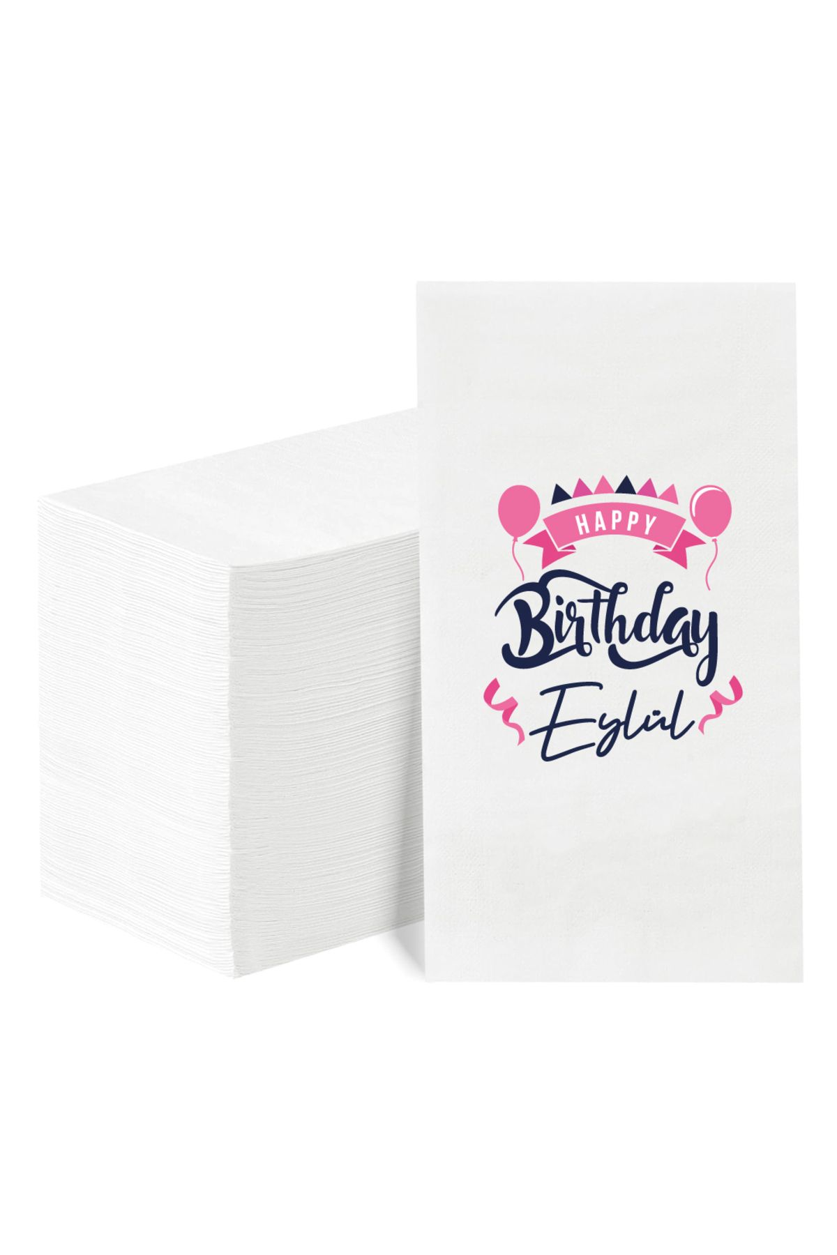 NapkinStore Kişiye Özel Doğum Günü Peçetesi 25 Adet - Npa18