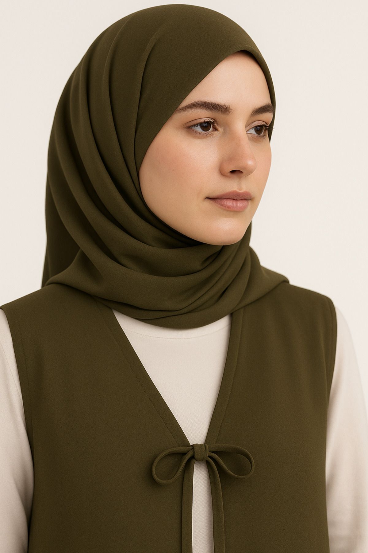 Misue Handmade Medine İpeği Şal, 75X190 Dökümlü, Kaymaz, Kırışmaz, Hafif ve Rahat Kumaş, Tesettür Baş Örtüsü