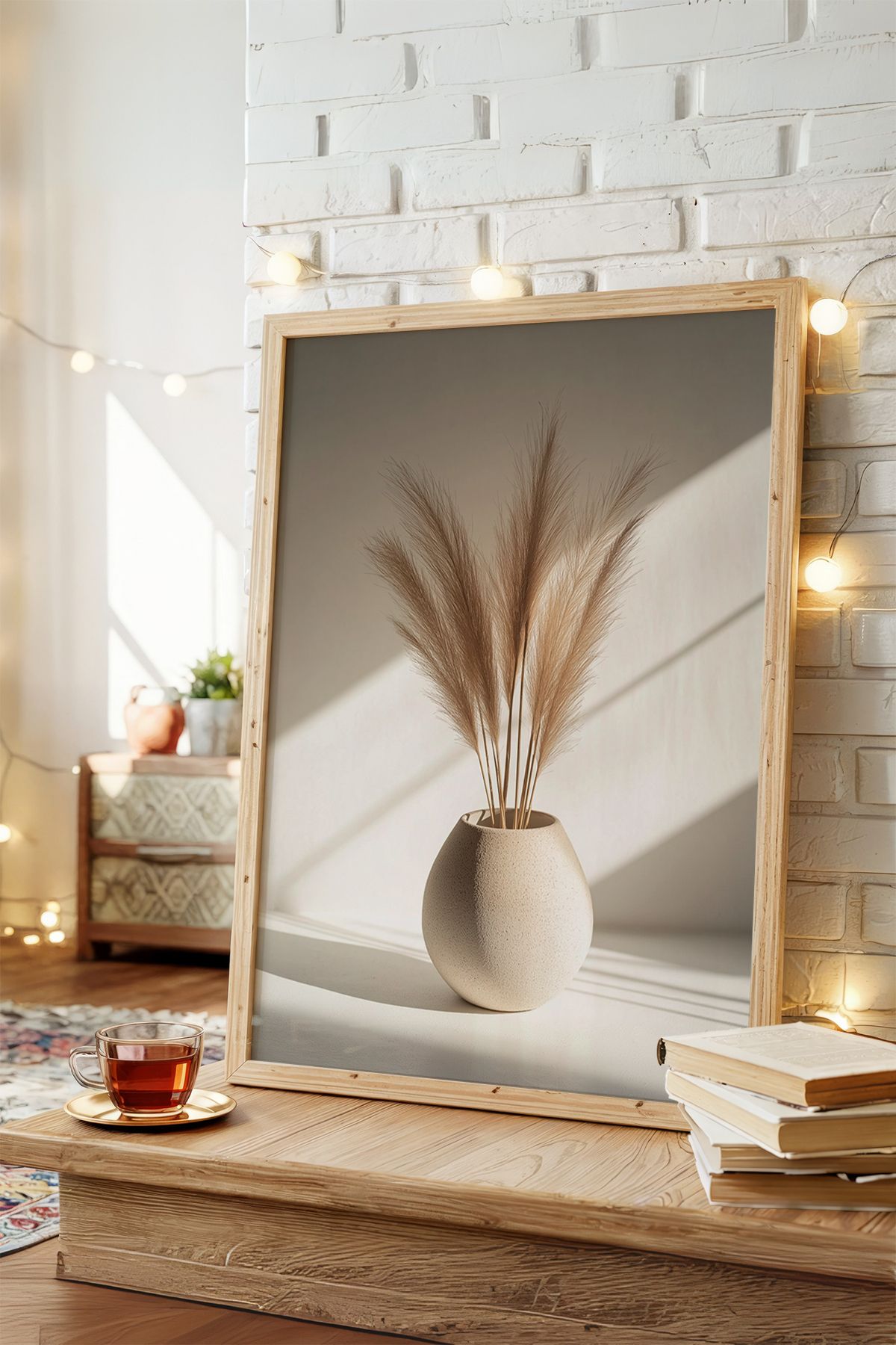 AKSU SANAT Minimalist Vazo, Kanvas Poster, Çerçevesiz Kanvas Poster 1MİPSTR2