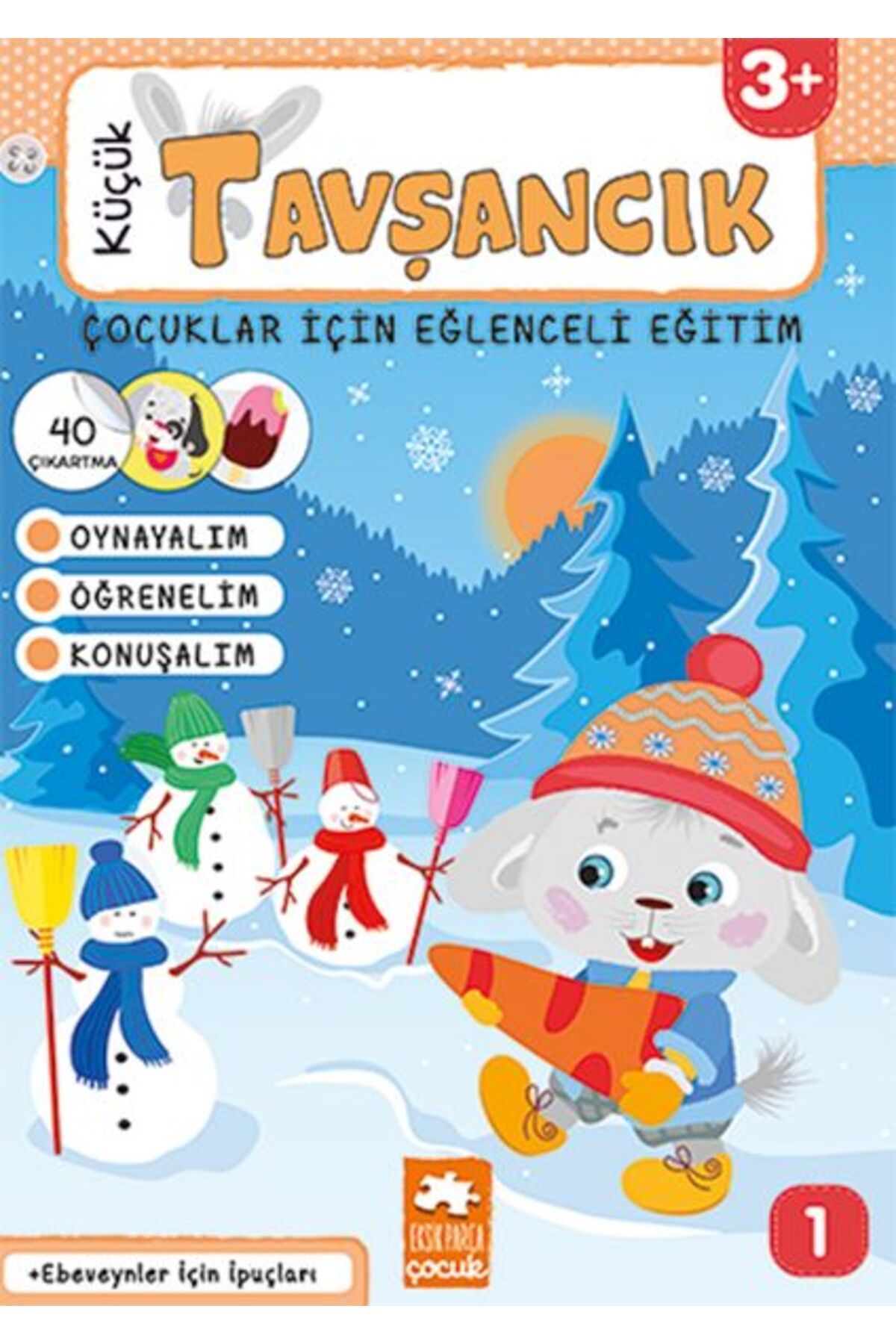 Eksik Parça Yayınları Küçük Tavşancık Serisi 1 - Küçük Tavşancık - Çocuklar İçin Eğlenceli Eğitim