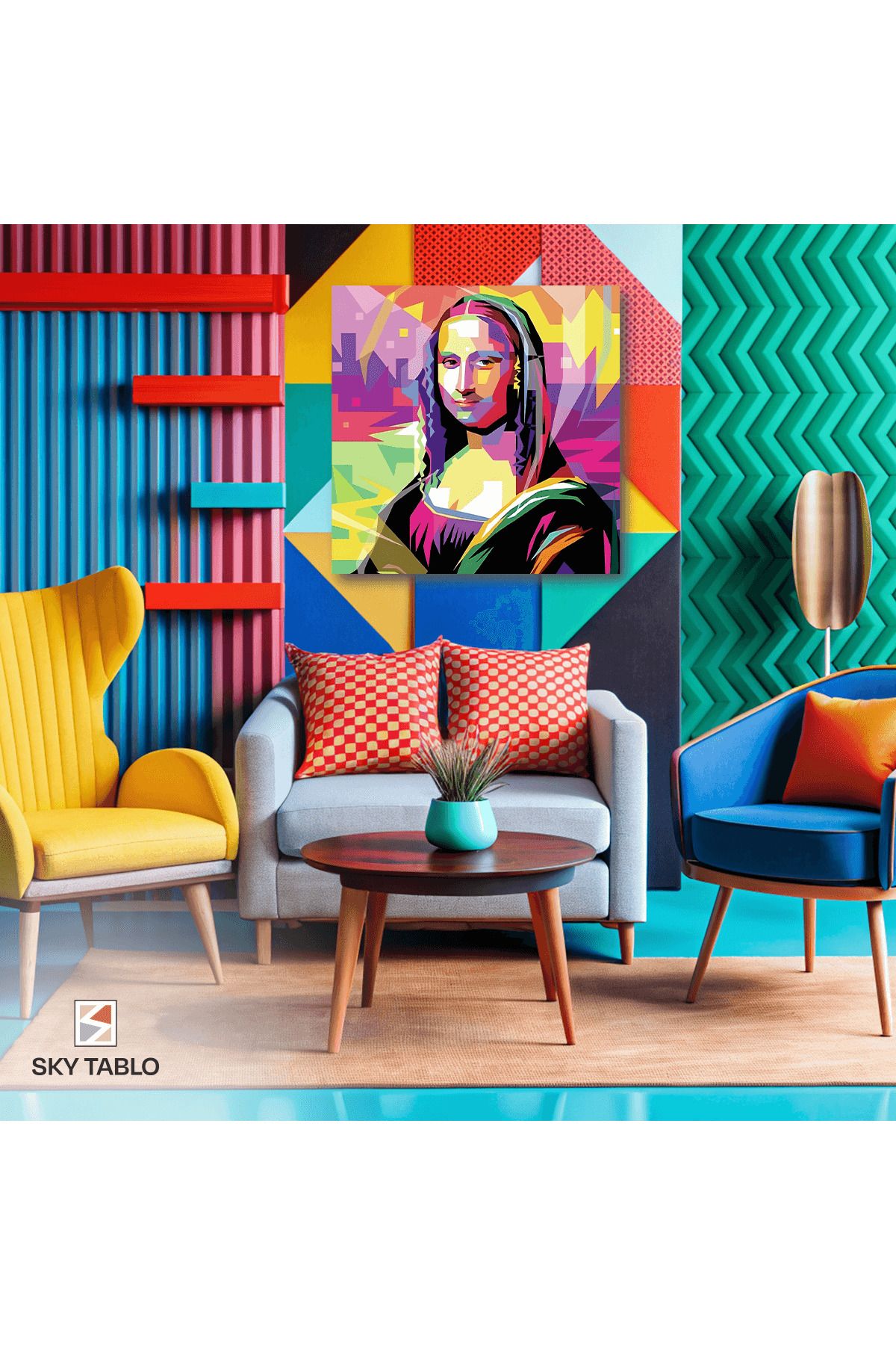 Home Modern Mona Kanvas Tablo