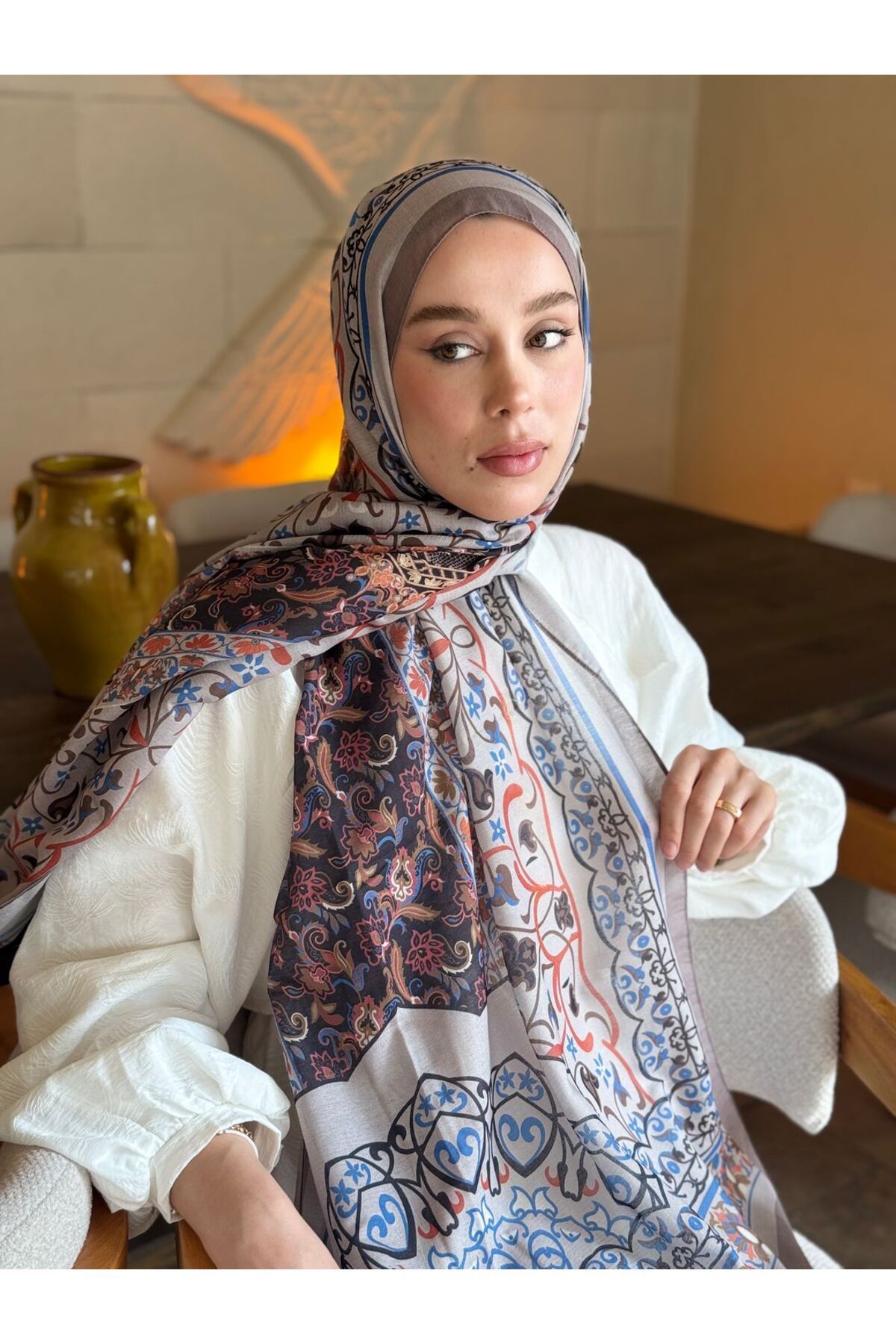 Modakaşmir Pıtrak Desen Lina Şal