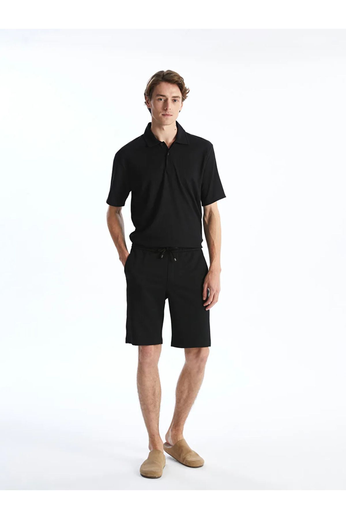 LC Waikiki LCW Vision Siyah Slim Fit Erkek Şort