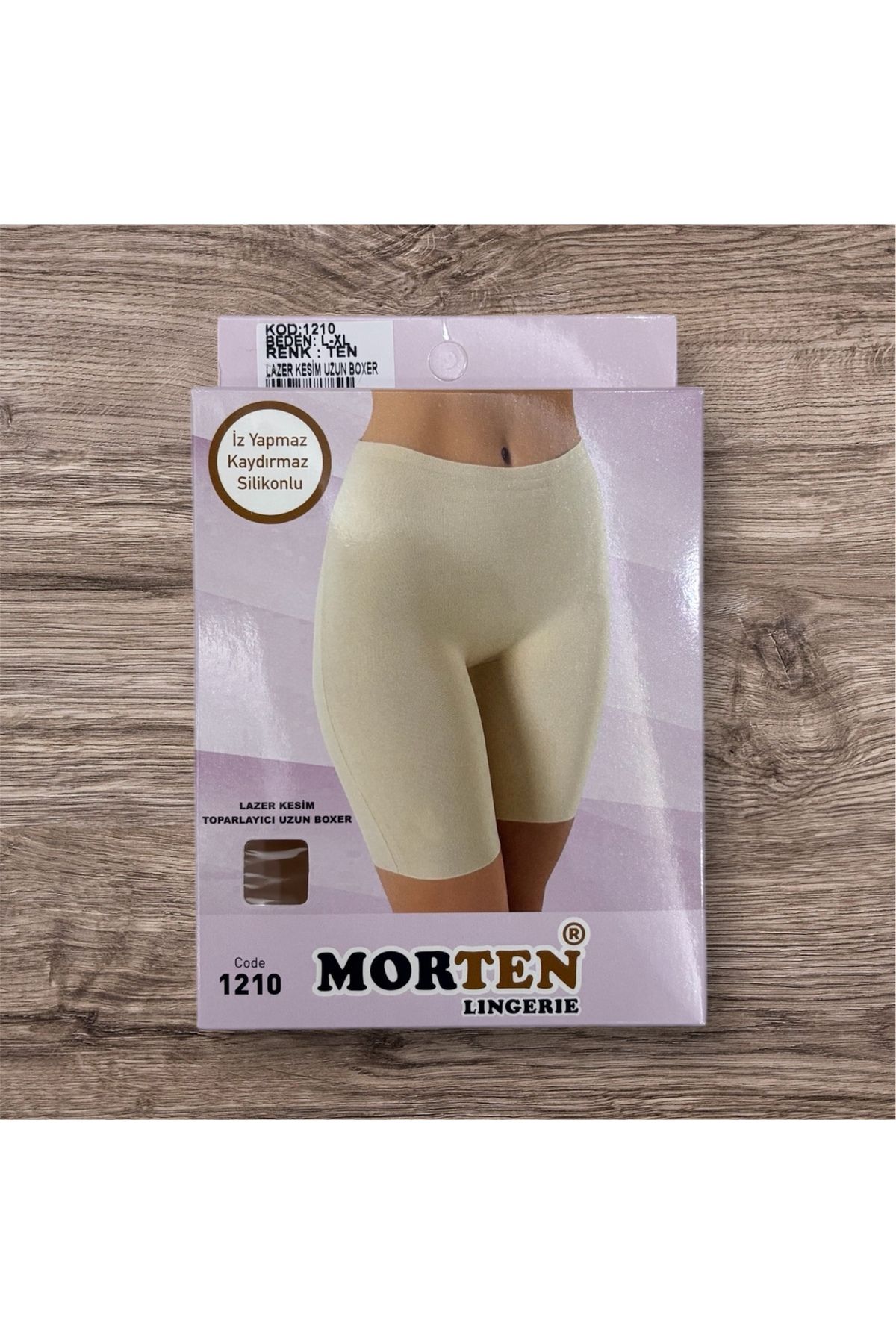 MORTENTR Morten İz Yapmaz Kaydırmaz Silikonlu Lazer Kesim Toparlayıcı Uzun Boxer
