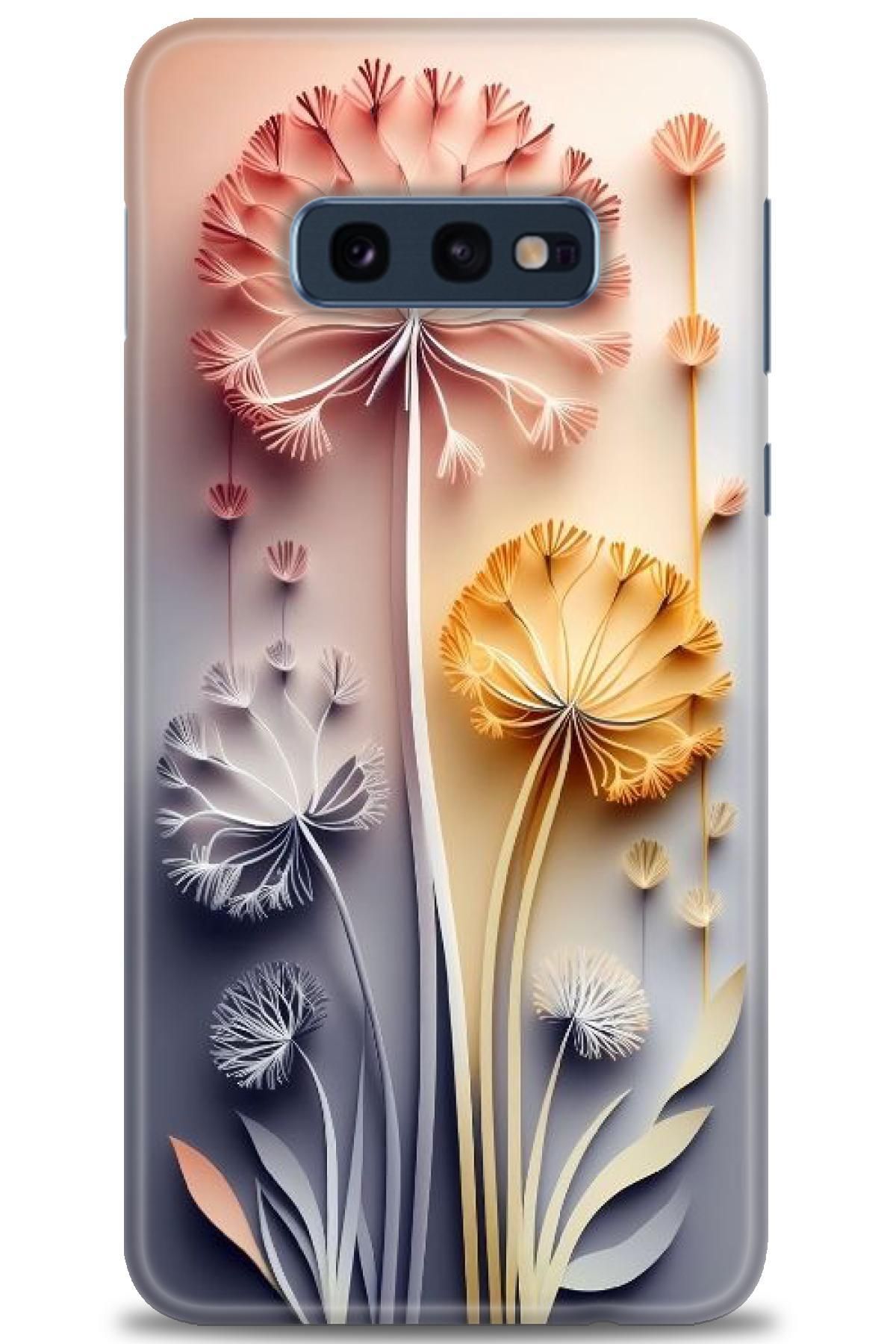 CooperTech Samsung Galaxy S10E İle Uyumlu HD Baskılı Desenli Silikon Kılıf - 180