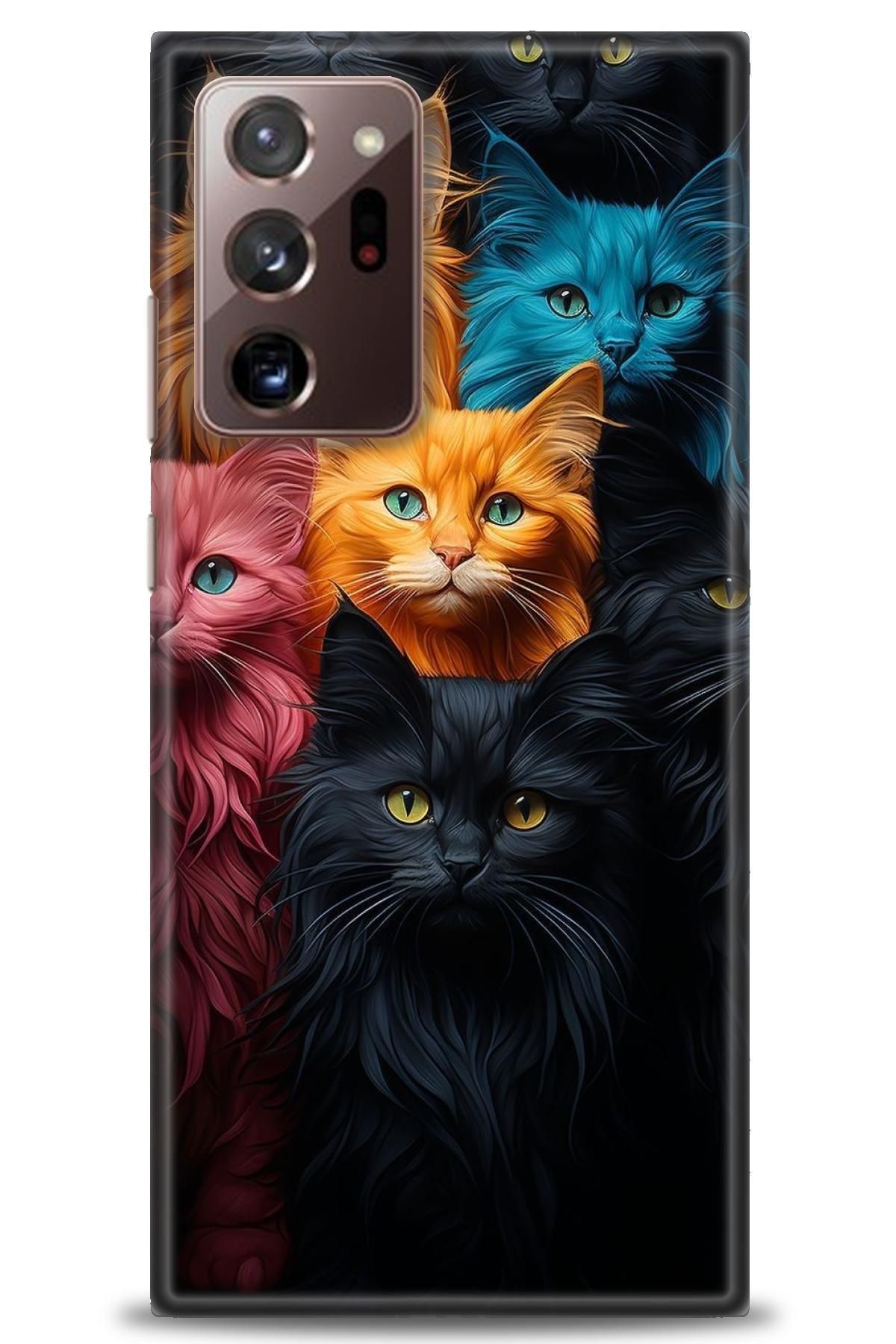CooperTech Samsung Galaxy Note 20 Ultra İle Uyumlu HD Baskılı Desenli Silikon Kılıf - 126