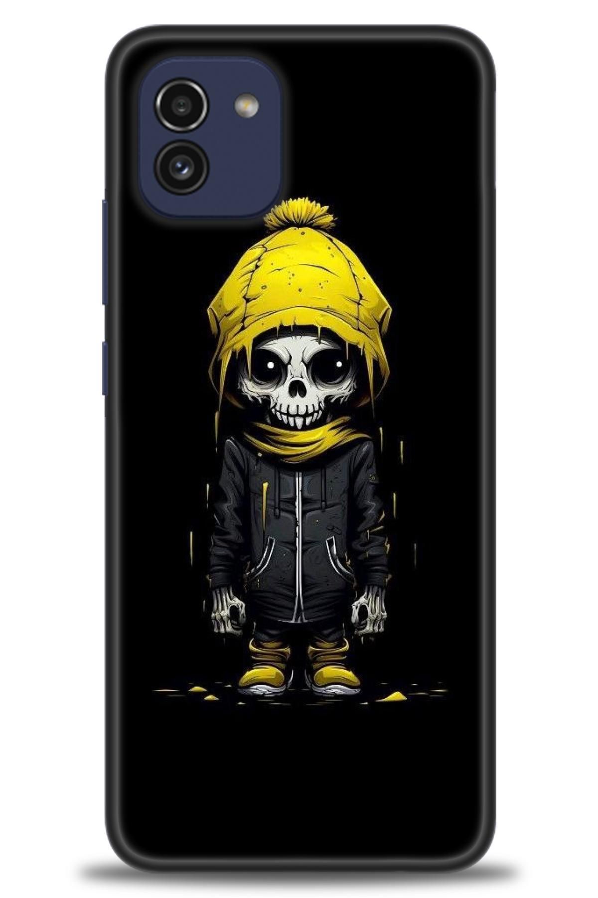 CooperTech Samsung Galaxy A03 İle Uyumlu HD Baskılı Desenli Silikon Kılıf - 432