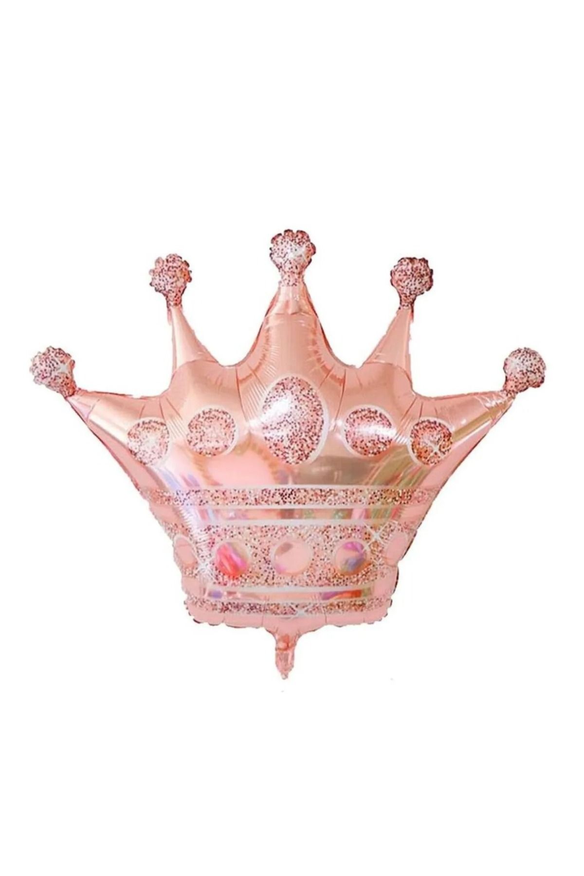 DOĞABEREN Taç Folyo Balon Bekarlığa Veda Parti Balonu Rose Gold 76 cm