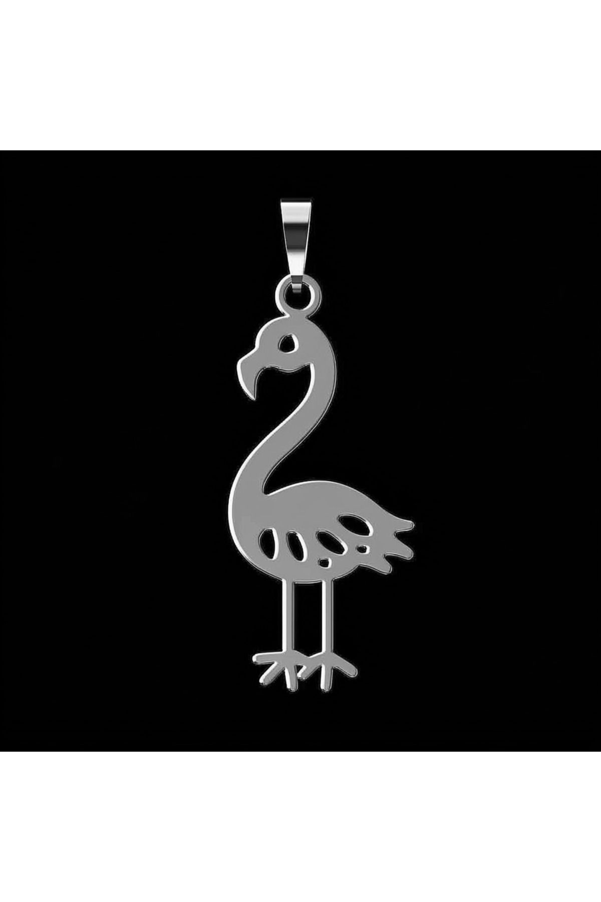 TabiTela 925 Ayar gümüş kolye flamingo SM5449