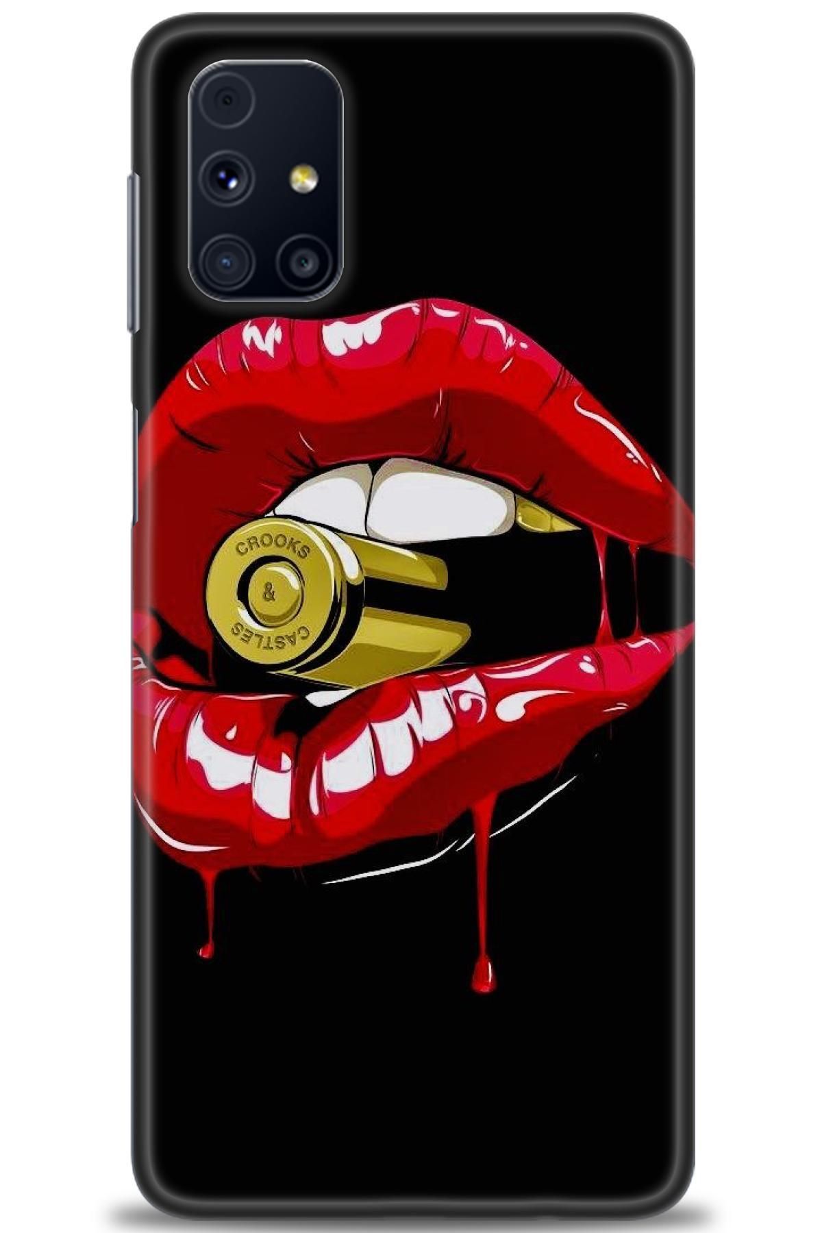 CooperTech Samsung Galaxy M31S İle Uyumlu HD Baskılı Desenli Silikon Kılıf - 793